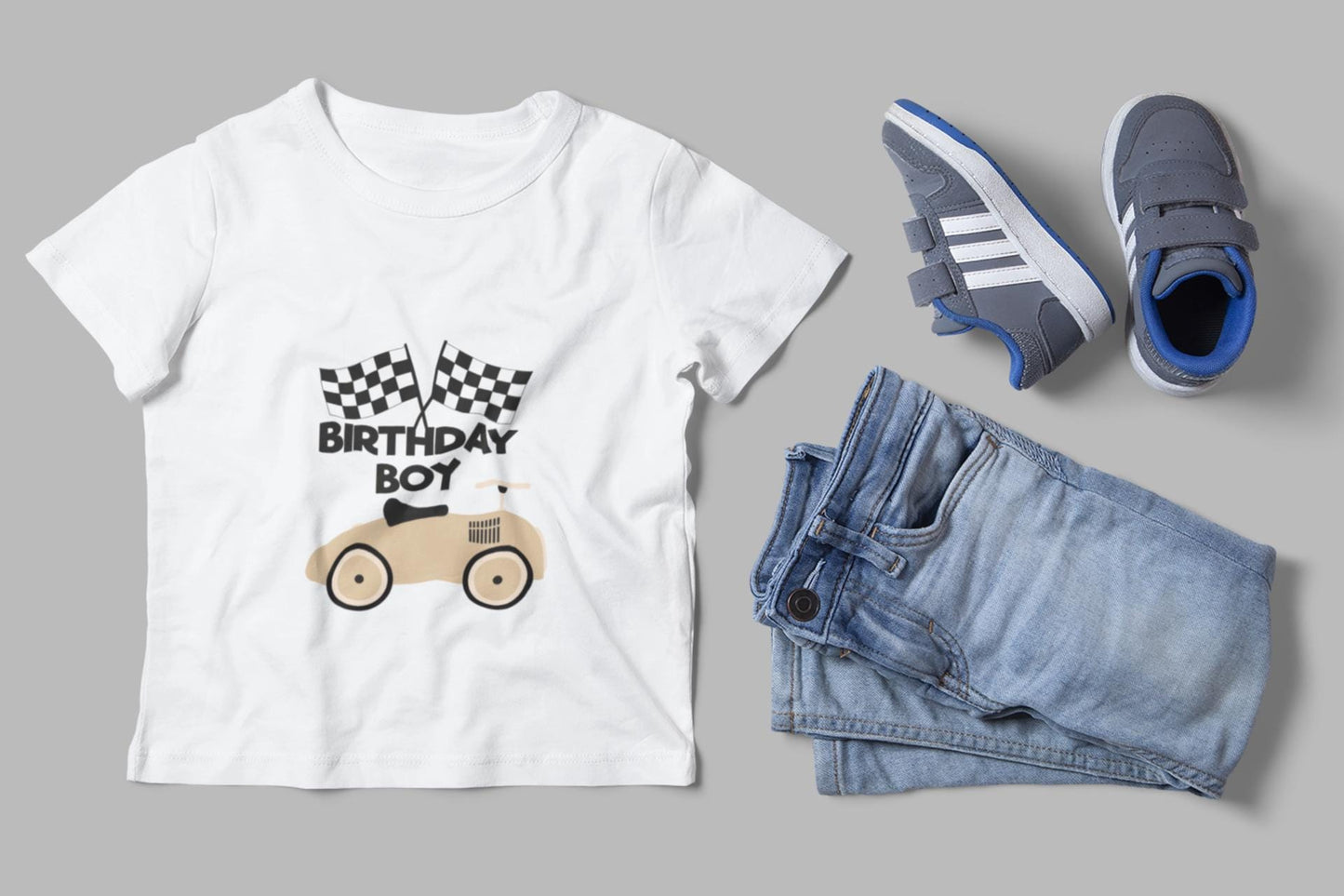 Pit Crew & Birthday Boy SVG Bundle, Car Racing Party Shirt Designs, Car Birthday Party, Matching Family Shirts, Car Lover Gift