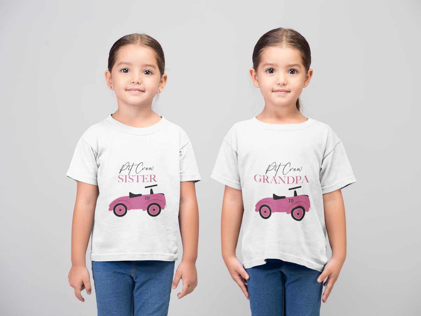 FAST ONE Race Car SVG, Pink Race Car 1st Birthday Girl Shirt, Birthday Car Design Svg, Pink Pit Crew Svg, Family Birthday, Family Matching