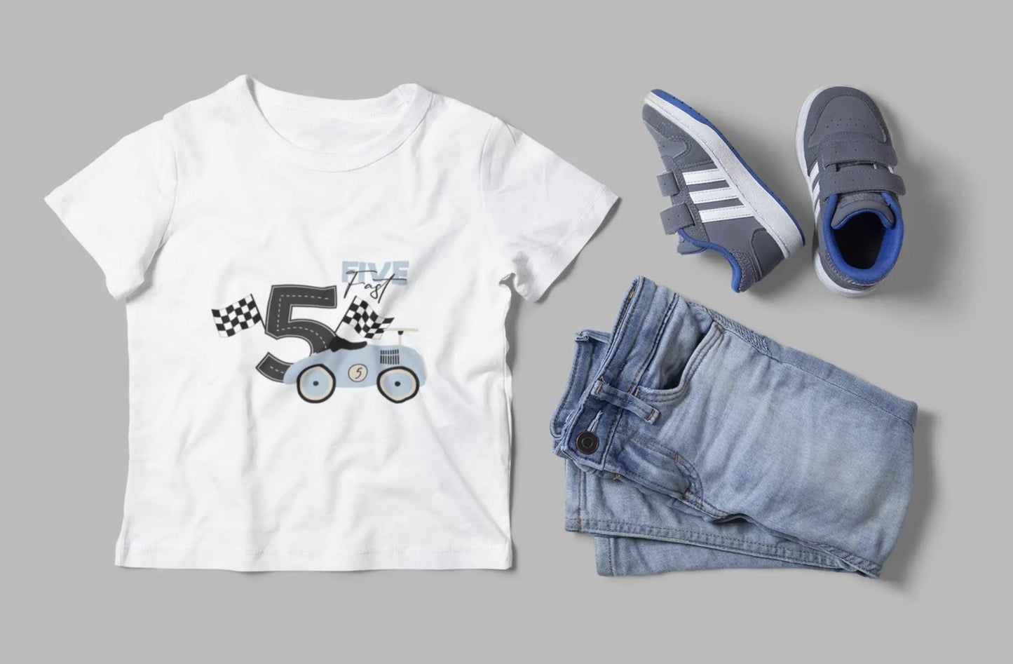 Race Car Birthday SVG Bundle - Pit Crew Family Shirts for 5th Birthday - Racing Theme Digital Download PNG EPS, Matching Family Birthday Svg