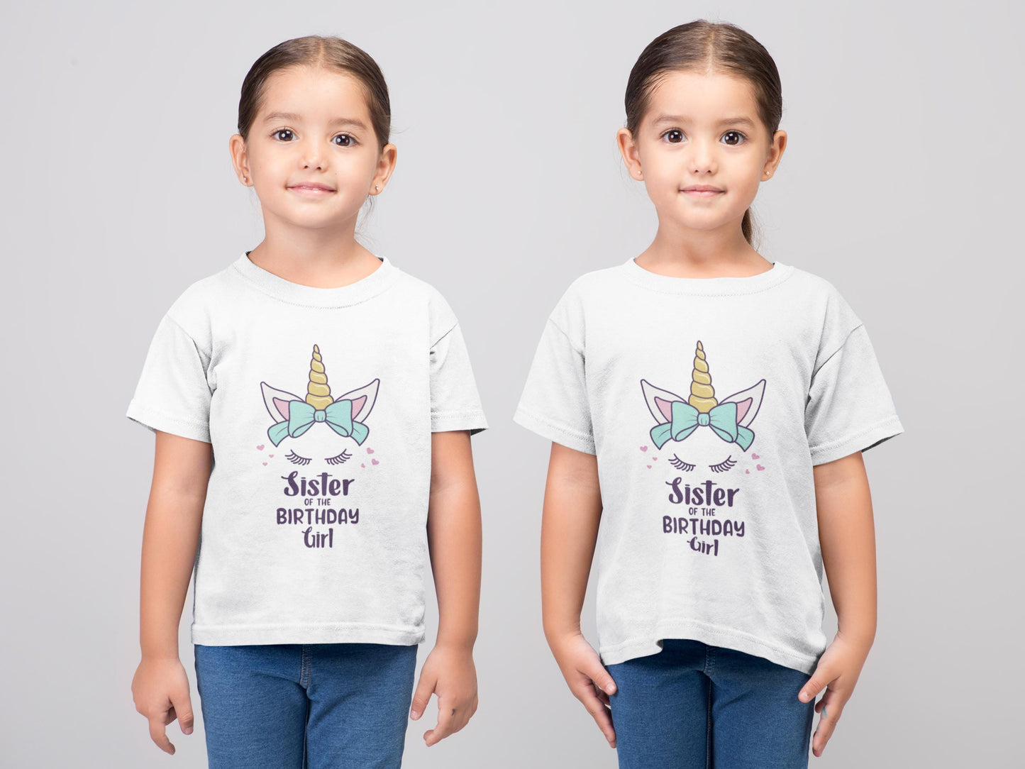 Unicorn Birthday Family SVG Set, Birthday Girl, Unicorn Party Decor, Unicorn Birthday Girl Svg Bundle, It's My Birthday, Happy Birthday Girl