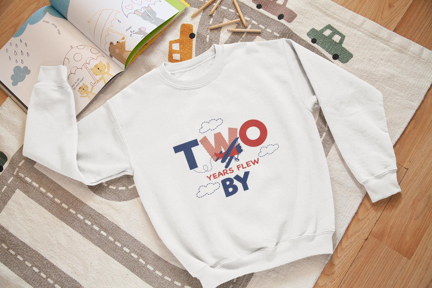 Two years birthday Svg - Birthday boy Svg - Airplane Svg - Digital file Two years flew by SVG, Second Birthday SVG, Birthday party supplies