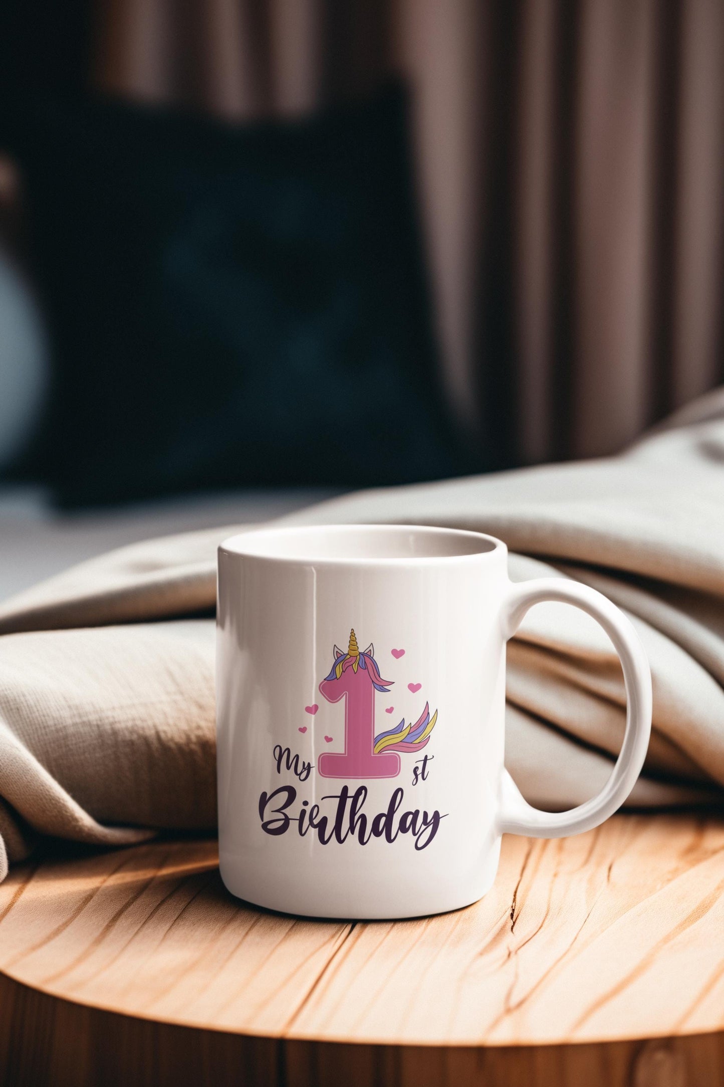 My 1st Birthday Unicorn SVG Bundle – Adorable Unicorn Birthday Design for Baby Girls, Cute Unicorn Birthday Design for Girls, Birthday Girl
