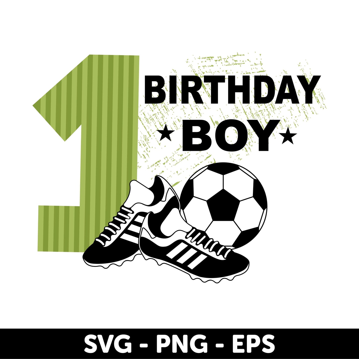 1st Birthday Soccer Boy SVG, Football-Themed Birthday Design SVG, First birthday boy soccer, Soccer birthday SVG, Boy's first birthday