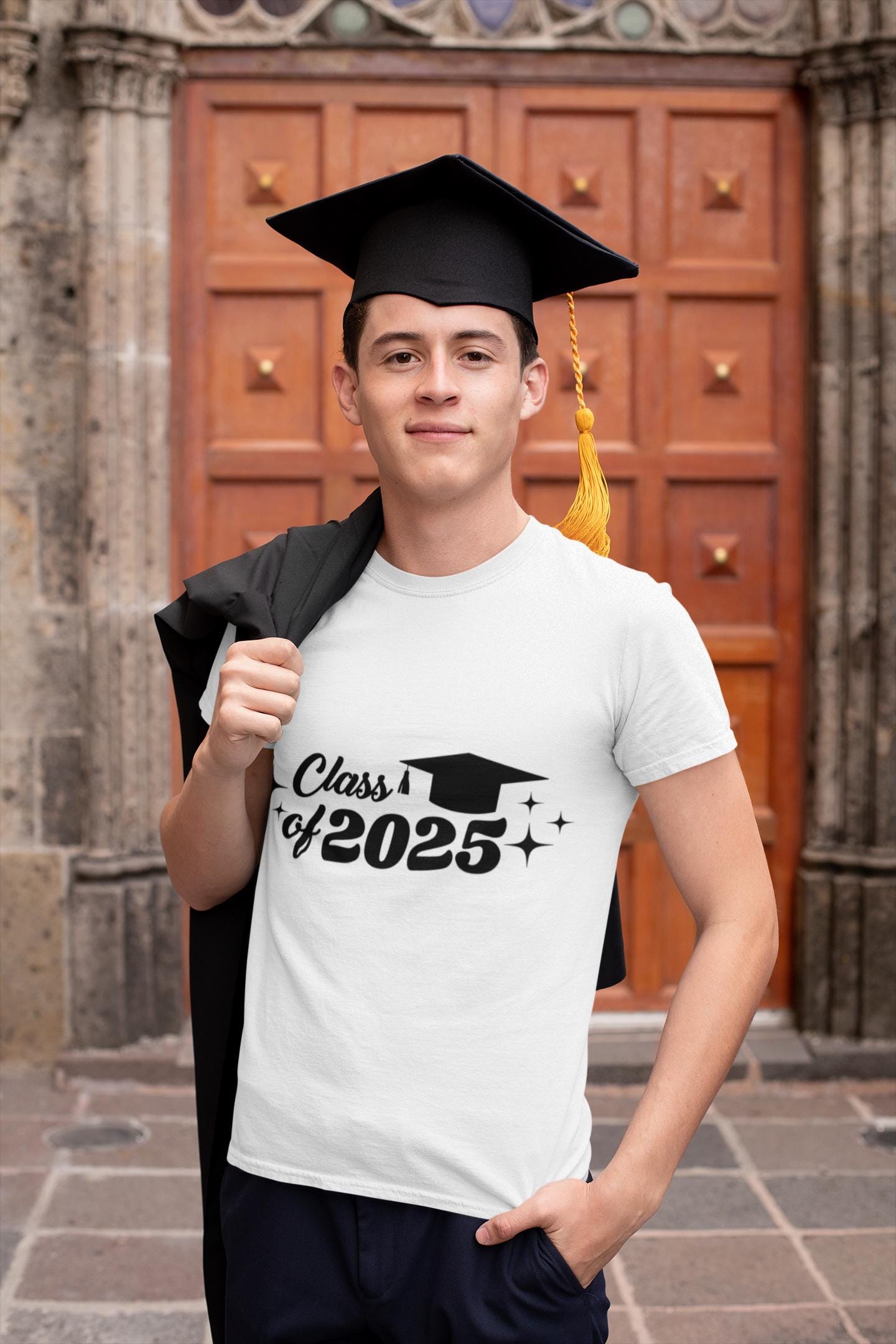 Class of 2025 Graduation Design - Graduation Cap with Sparkles - Digital Files SVG, PNG, EPS, Custom Shirts, Decorations, and Gifts