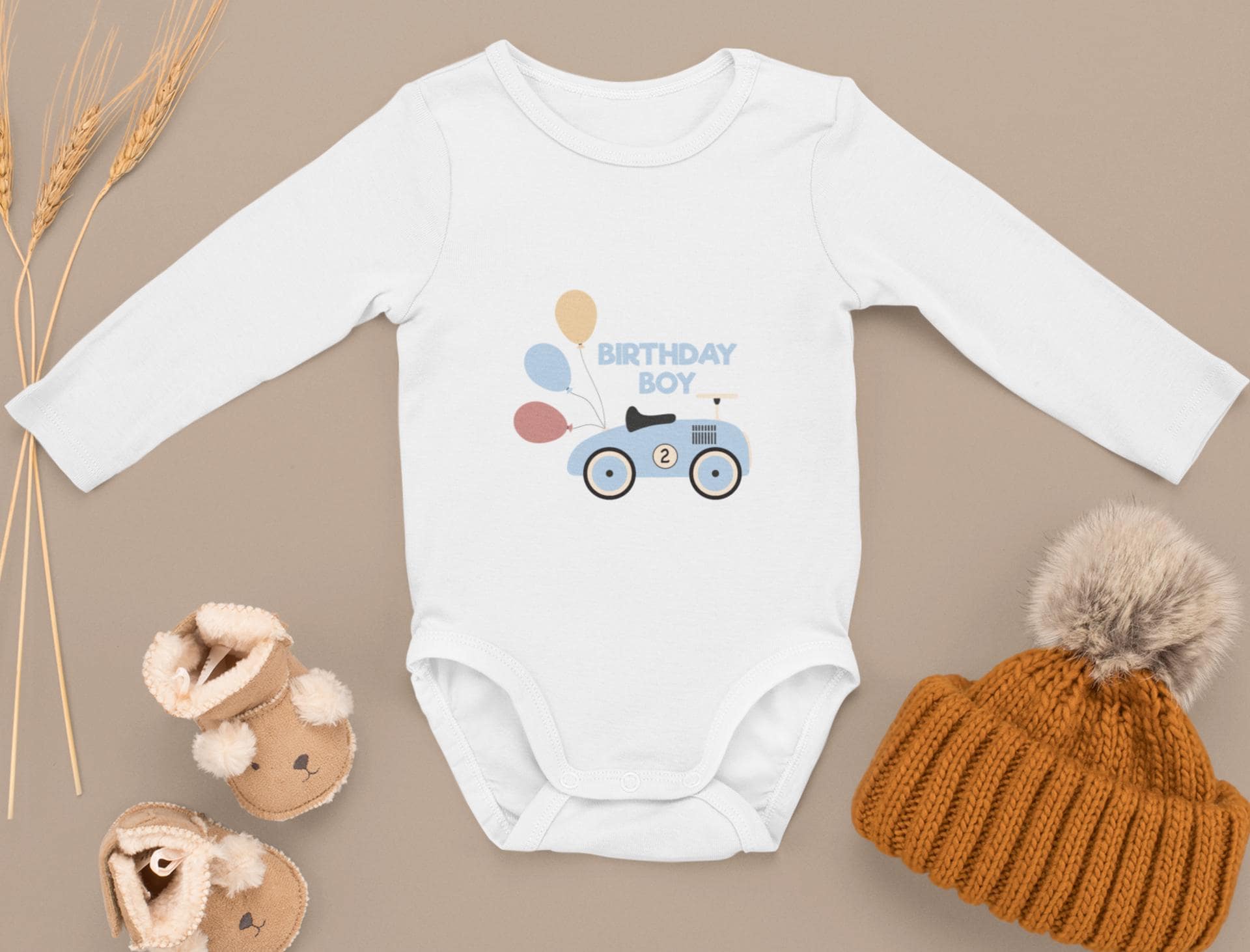 Blue Birthday Boy Car SVG, Digital Clipart Design, Blue Car & Balloons SVG, Vintage Racing B'day EPS, Baby Blue Race Car Party Decor