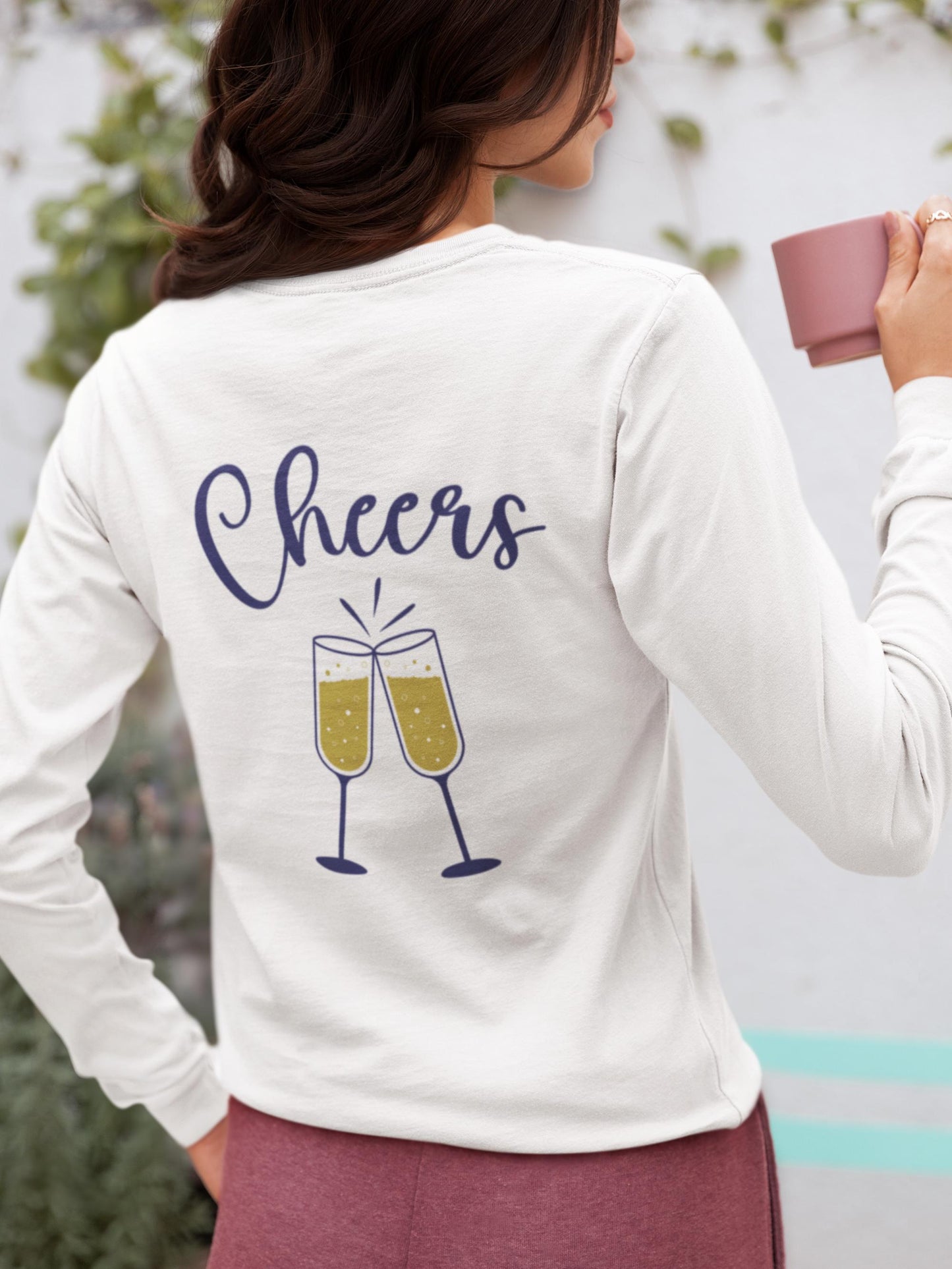 Cheers Svg, Champagne Glass Cheers SVG, Celebrate Svg, New Year SVG, Champagne Toast SVG, Anniversary Design Svg, Christmas Ornaments Svg