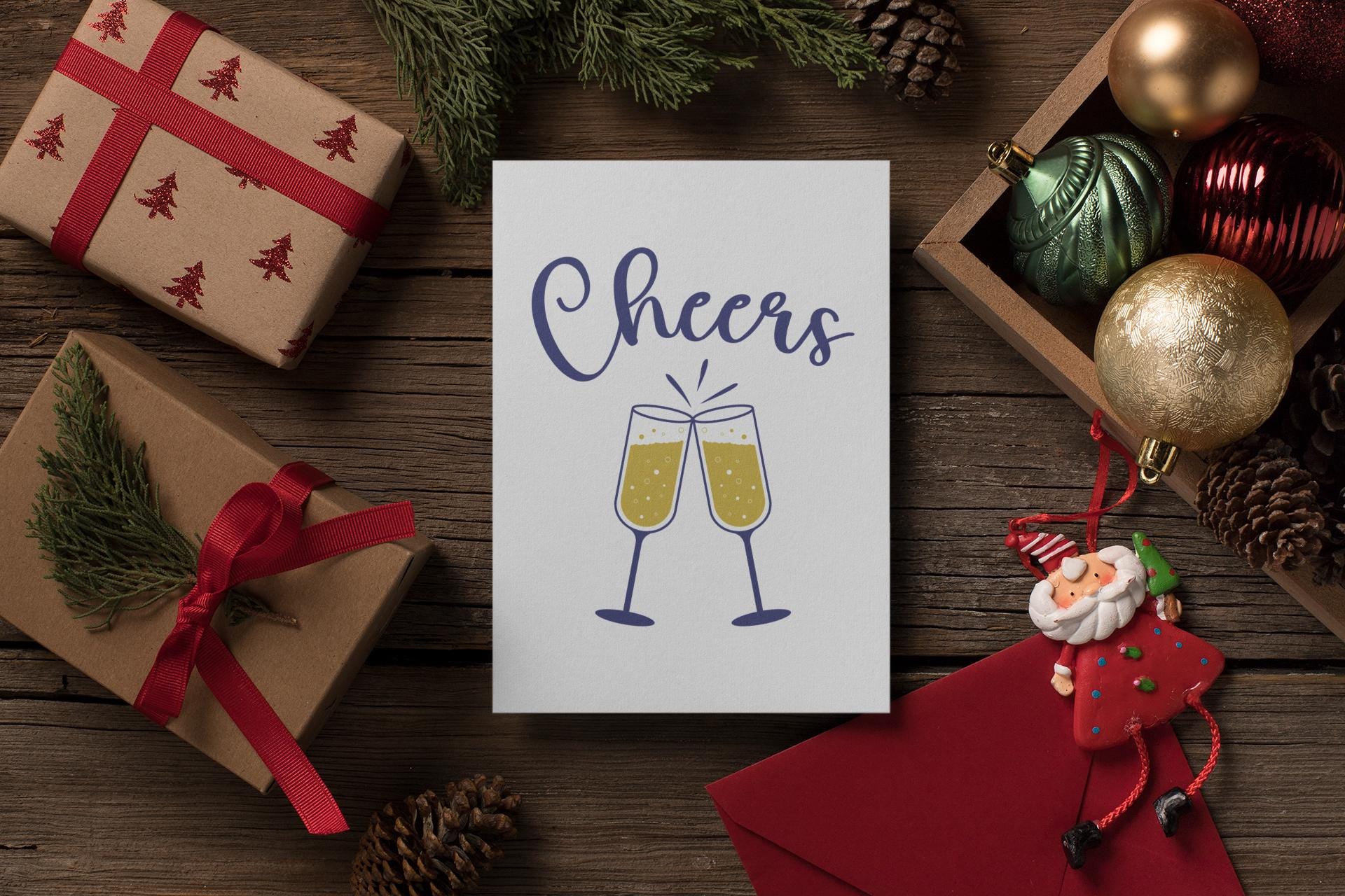 Cheers Svg, Champagne Glass Cheers SVG, Celebrate Svg, New Year SVG, Champagne Toast SVG, Anniversary Design Svg, Christmas Ornaments Svg