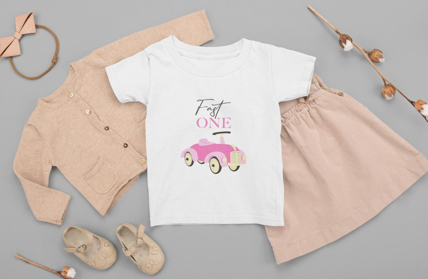 FAST ONE Race Car, Pink Race Car 1st Birthday Girl Shirt, Pink Vintage Car Family SVG Bundle, Pit Crew Svg, Car Svg, Car Cut File