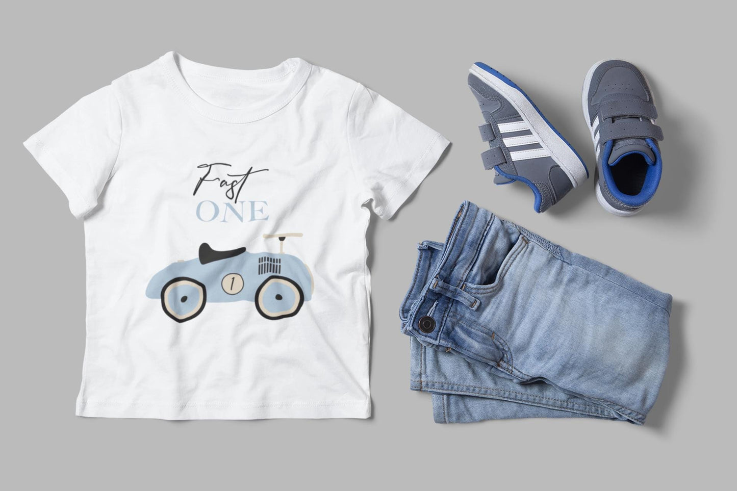 Blue Vintage Car Family SVG Bundle, Pit Crew Daddy, Mommy, Brother, Sister, Fast One SVG, Blue Race Car 1st Birthday Boy Shirt