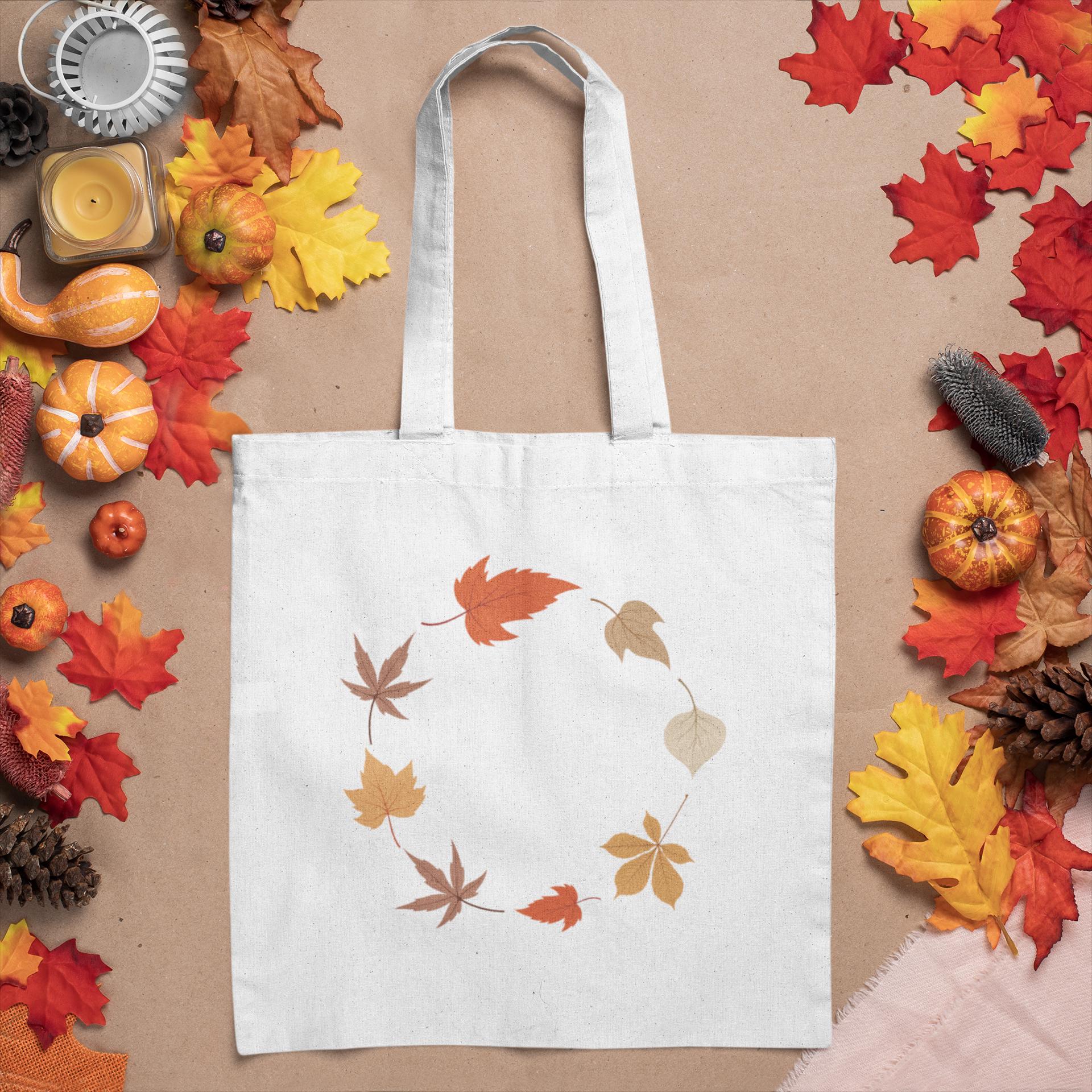 Autumn Wreath Bundle SVG, Fall Leaves Clip Art, Leaves wreath Svg, Thanksgiving Svg, Fall wreath Svg, Offset circle SVG, Leaves Monogram