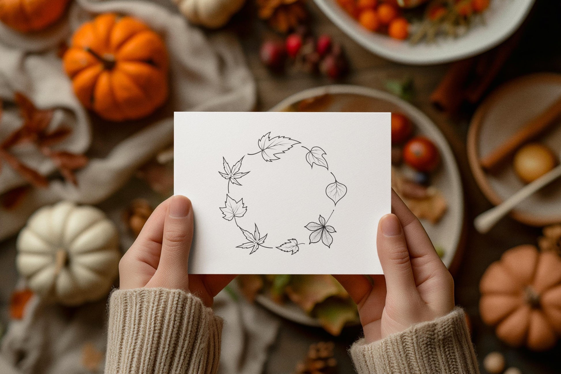 Hand-drawn autumn Wreaths SVG, Bundle for Elegant Designs, Line art wreath, Seasonal design, Fall Wreath Clipart, Wedding Wreath Svg