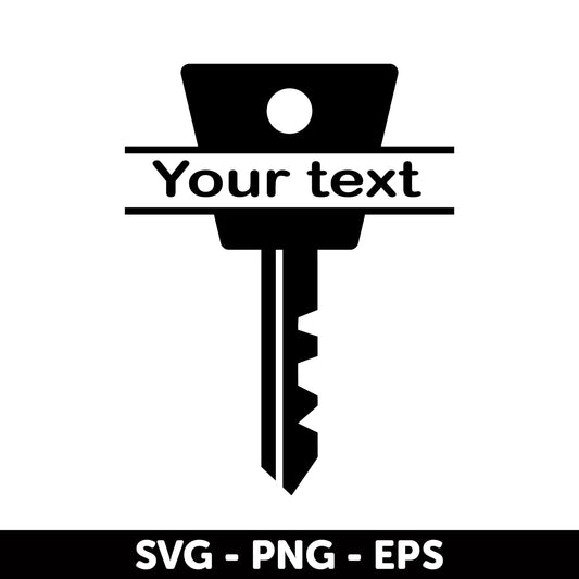 Personalized Key Shape Design SVG, Real Estate Sold Sign, Home Sweet Home, Sold SVG, Real Estate SVG, New Home Owner, Custom Text Key