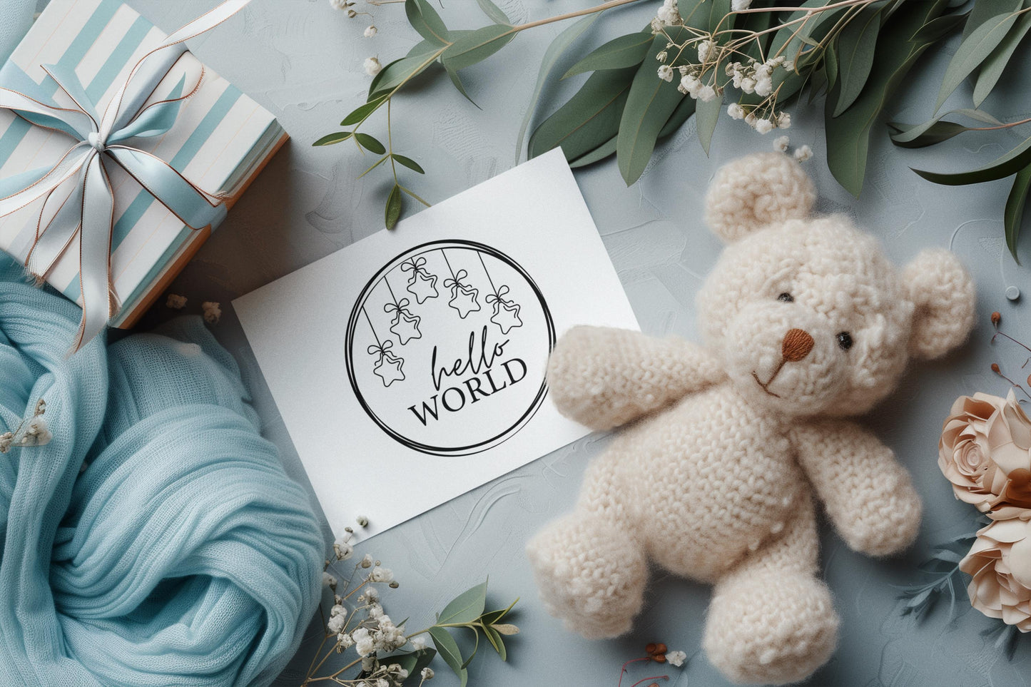 Baby Monthly Milestone SVG, Baby Milestone Svg, Milestone Disc SVG, Baby Announcement SVG, Baby Milestone Round, Newborn Sign, Hello World