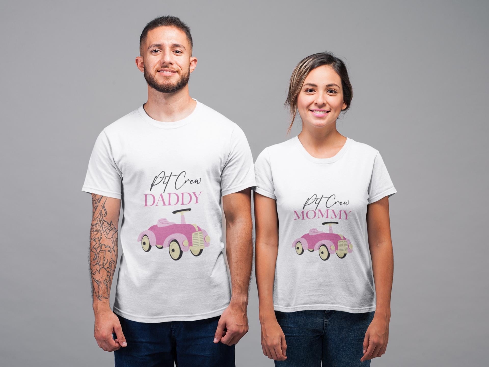 FAST ONE Race Car, Pink Race Car 1st Birthday Girl Shirt, Pink Pit Crew Family SVG Bundle, Pink Vintage Car Family Svg, Family Matching Svg