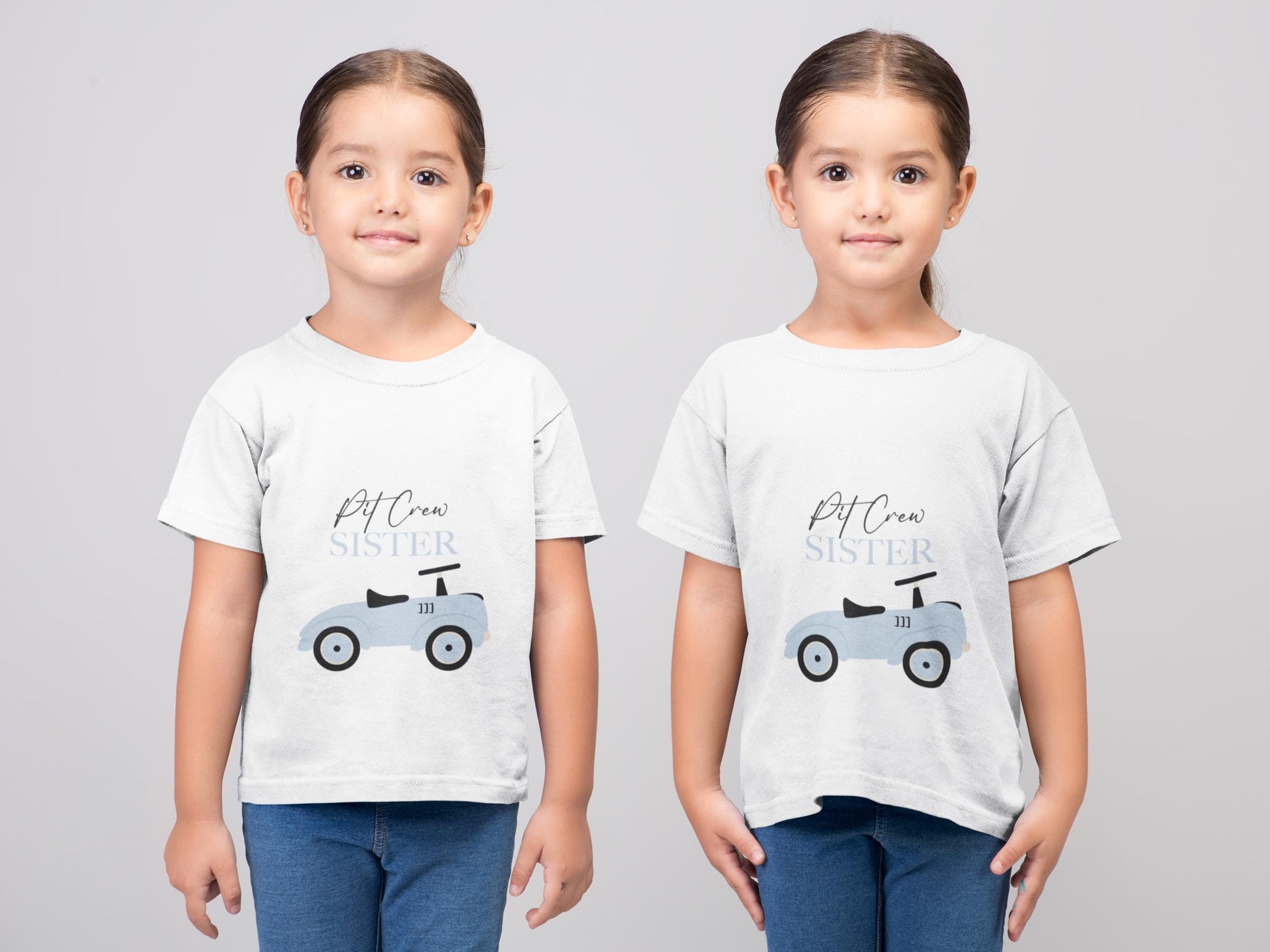 Race Car Family Set, Blue Vintage Car Family SVG Bundle, Pit Crew Daddy, SVG Family Matching, Blue Race Car Birthday, Birthday Boy Car Theme