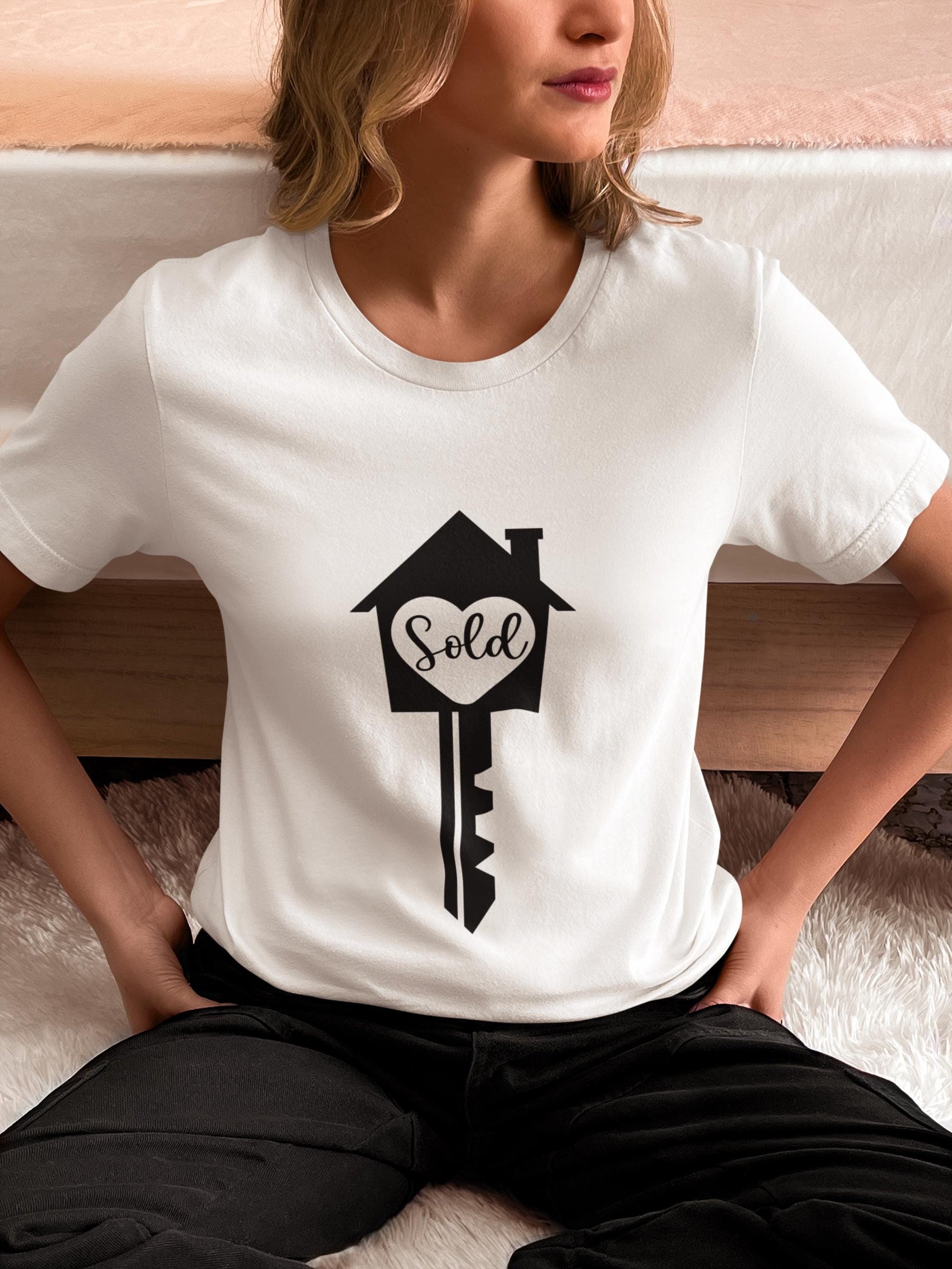 Sold Key with House Design SVG, Real Estate Themed Clipart SVG, Sold Key Design SVG, Real Estate Svg House Key Clipart, Real Estate Clipart