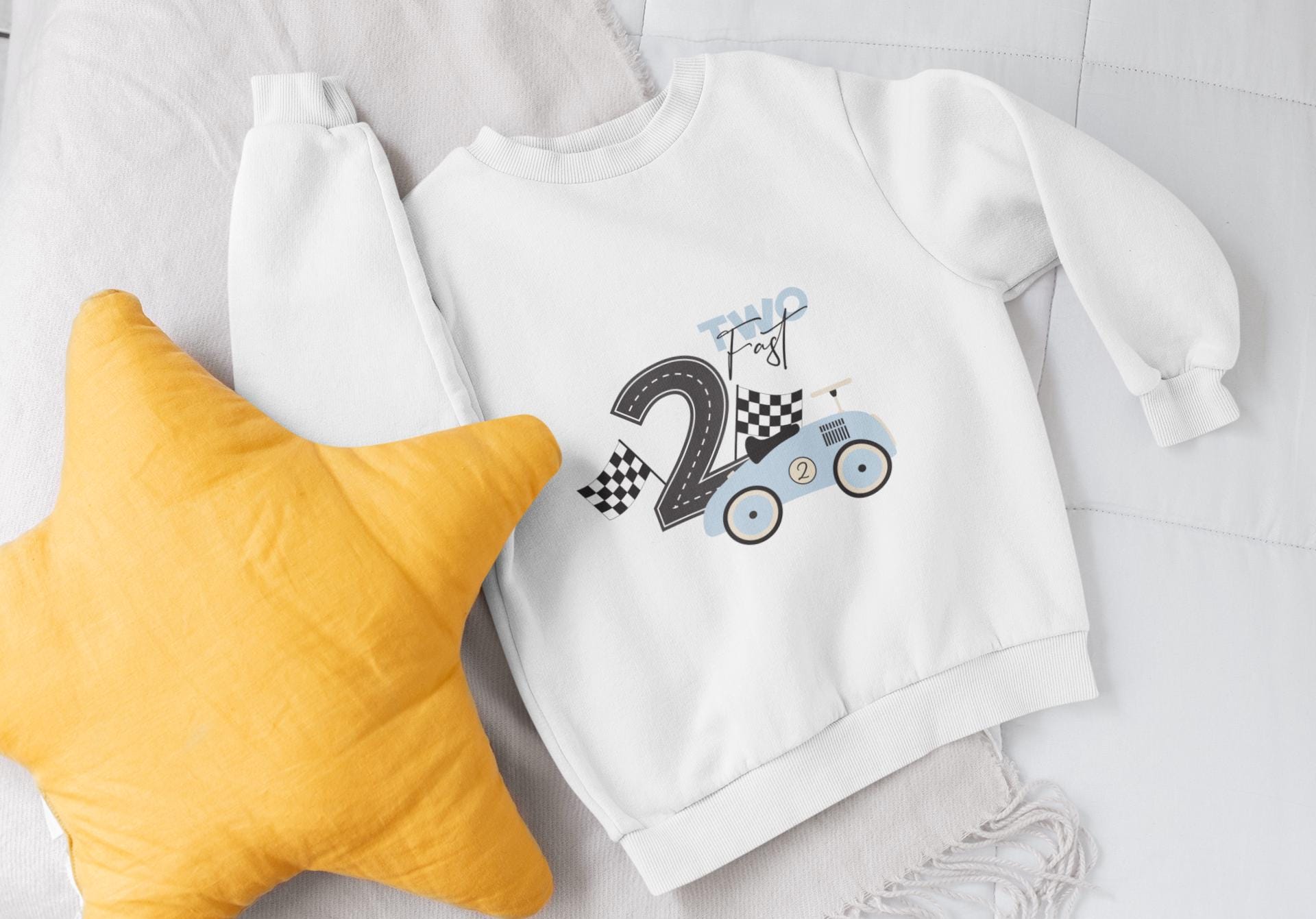 Two Fast Birthday Svg, Racing Car Birthday Party SVG, Birthday Design for 2 Year Olds SVG, Party Design Svg, Second Birthday PNG