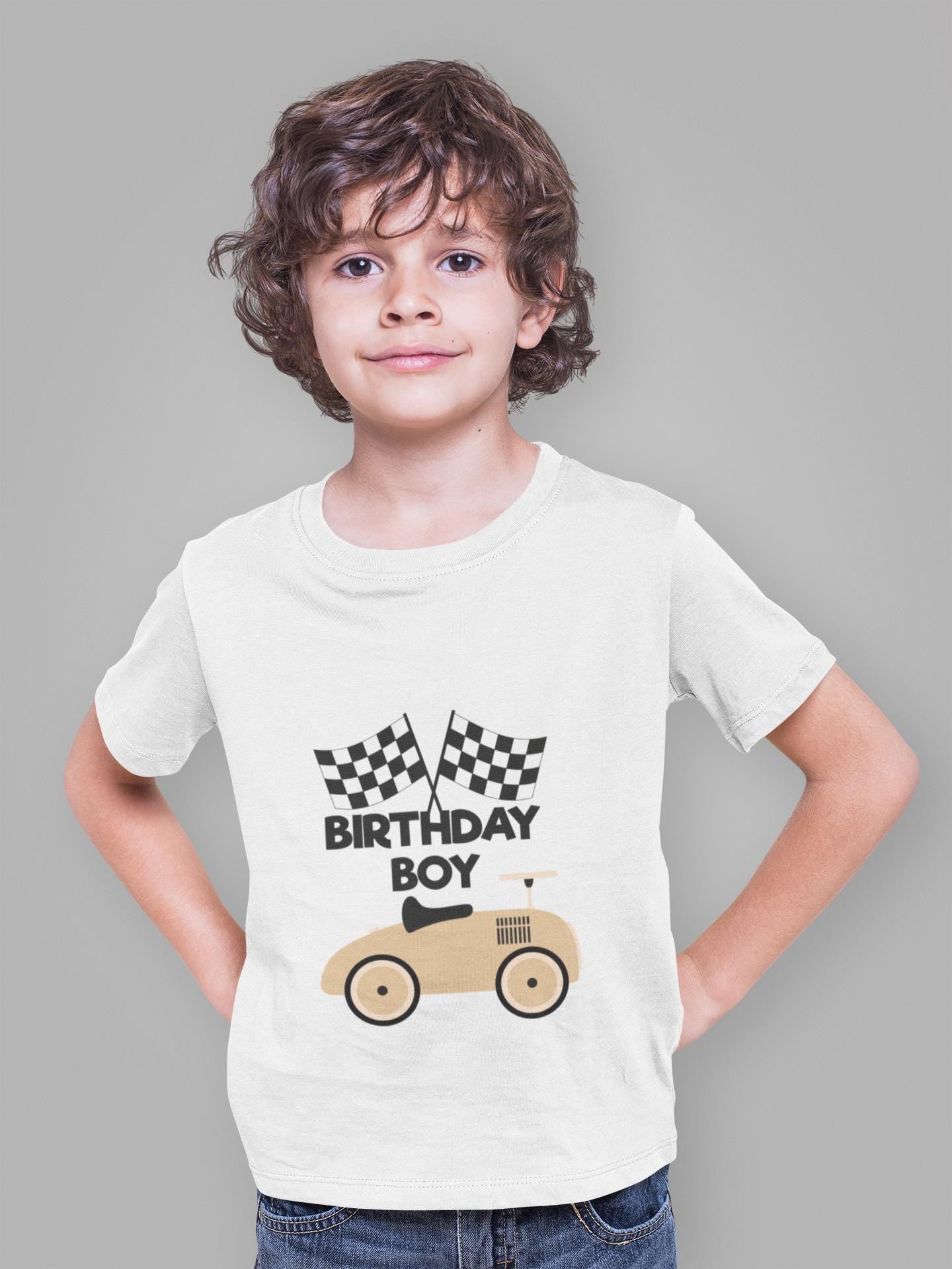 Pit Crew & Birthday Boy SVG Bundle, Car Racing Party Shirt Designs, Car Birthday Party, Matching Family Shirts, Car Lover Gift