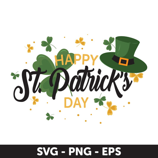 St. Patrick's Day SVG Bundle, Happy St. Patrick's Day SVG, Shamrock Svg, Leprechaun hat Svg, Clover Svg, Funny St Patrick's Day SVG