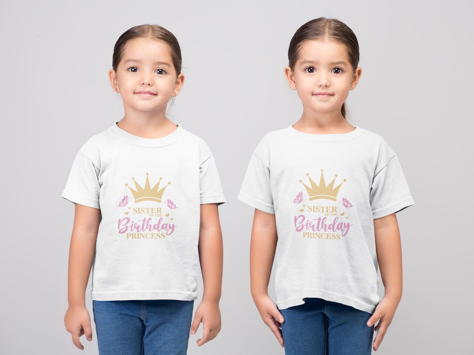 Birthday Princess Svg, Pit Crew Princess Family Svg, Birthday Party Svg, Golden Crown Svg, mom of the birthday girl