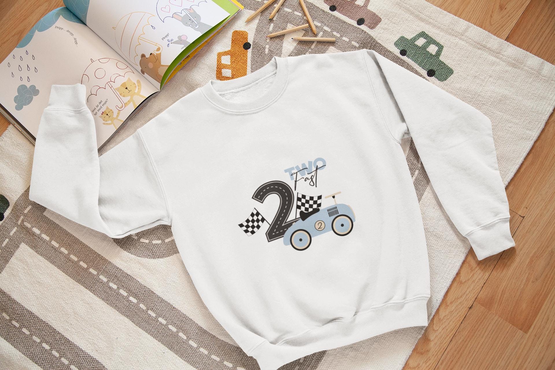 Two Fast Birthday Svg, Racing Car Birthday Party SVG, Birthday Design for 2 Year Olds SVG, Party Design Svg, Second Birthday PNG