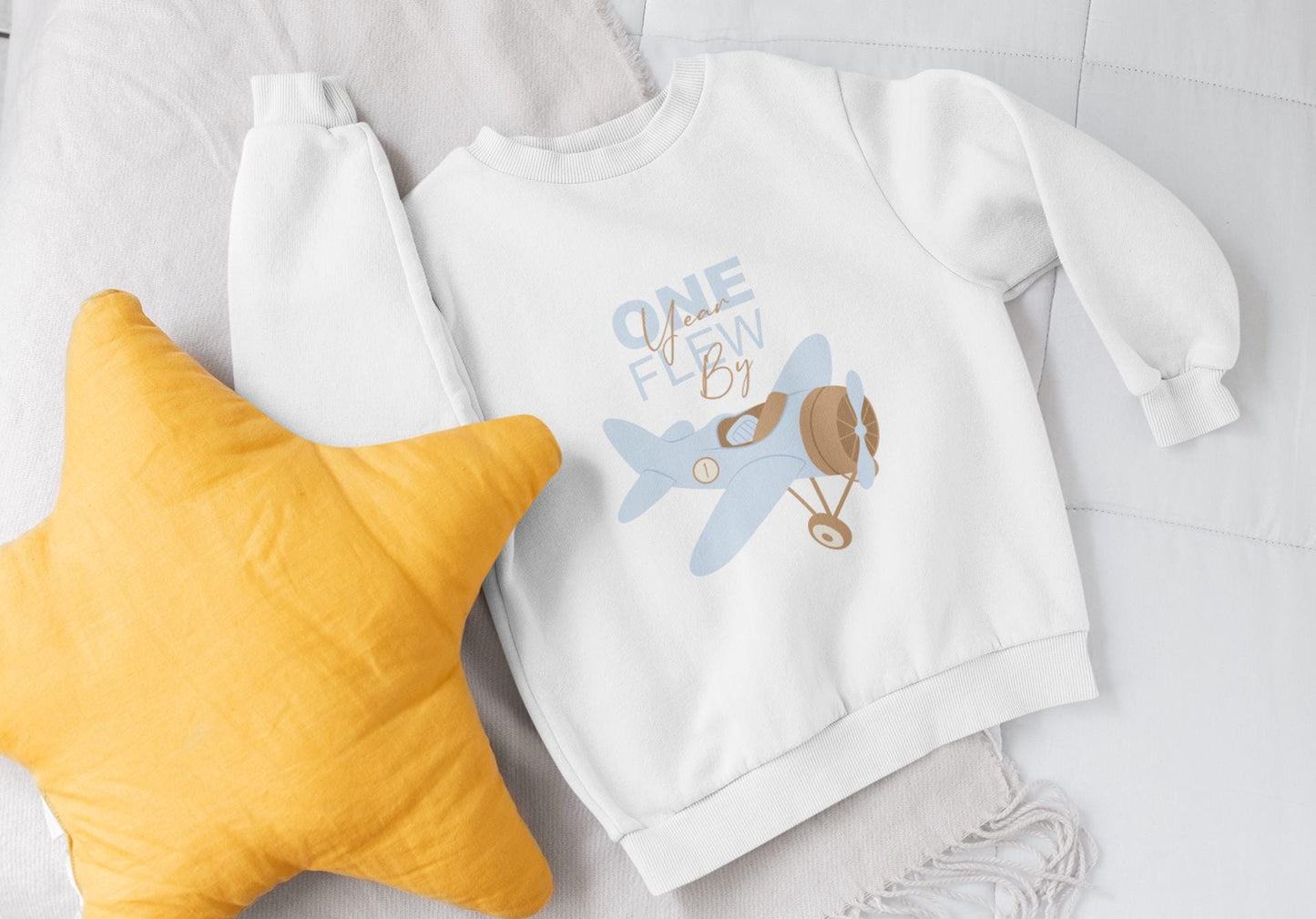 One year flew by Svg, Airplane Birthday Decoration Svg, 1st Birthday Flew Airplane Svg, Blue Vintage Airplane Svg, Birthday Boy Svg