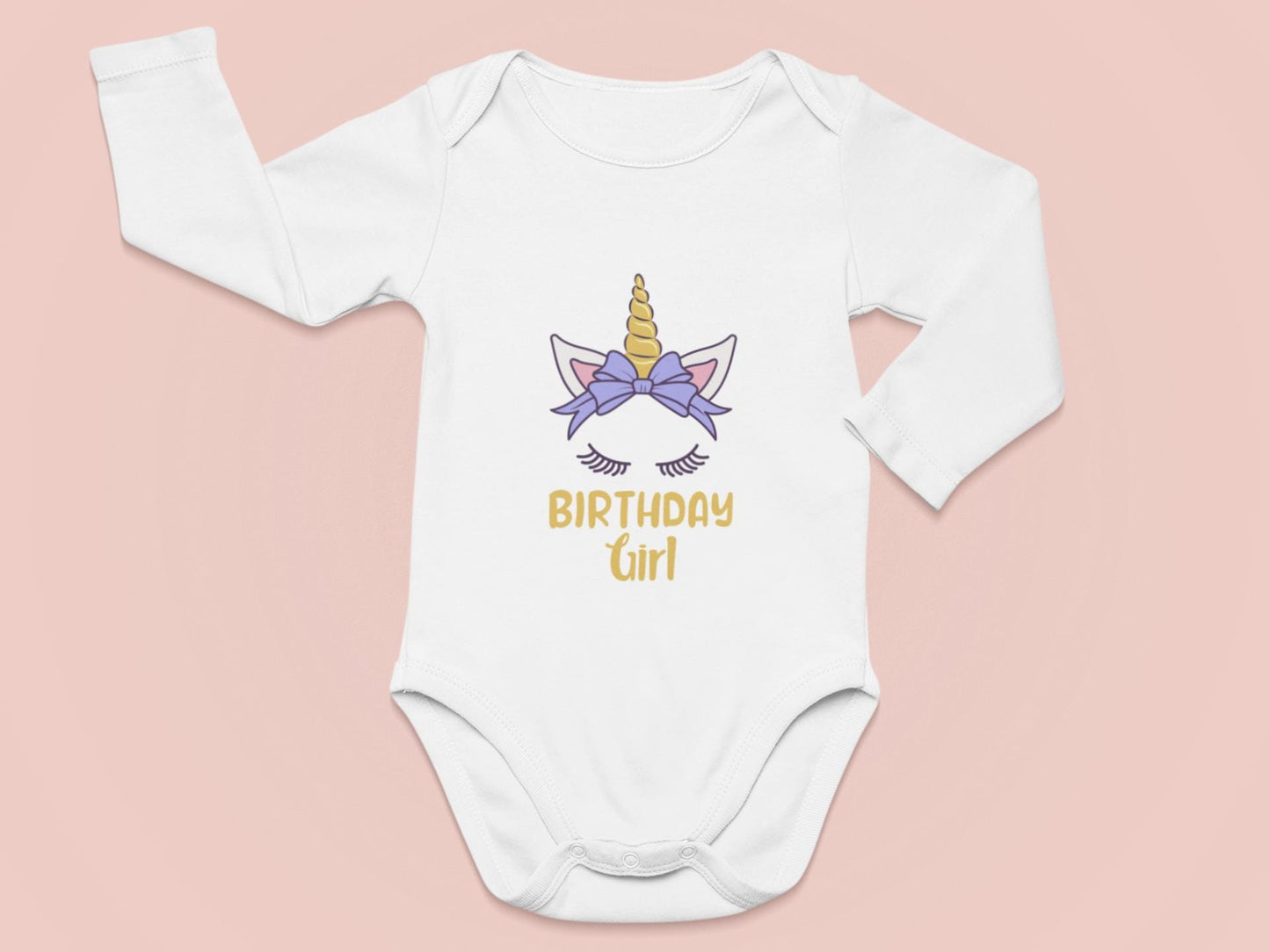 Birthday Girl, Unicorn Birthday Girl SVG, Adorable Unicorn for Birthday Girl Celebrations, Unicorn Face SVG, Unicorn SVG, Birthday Svg