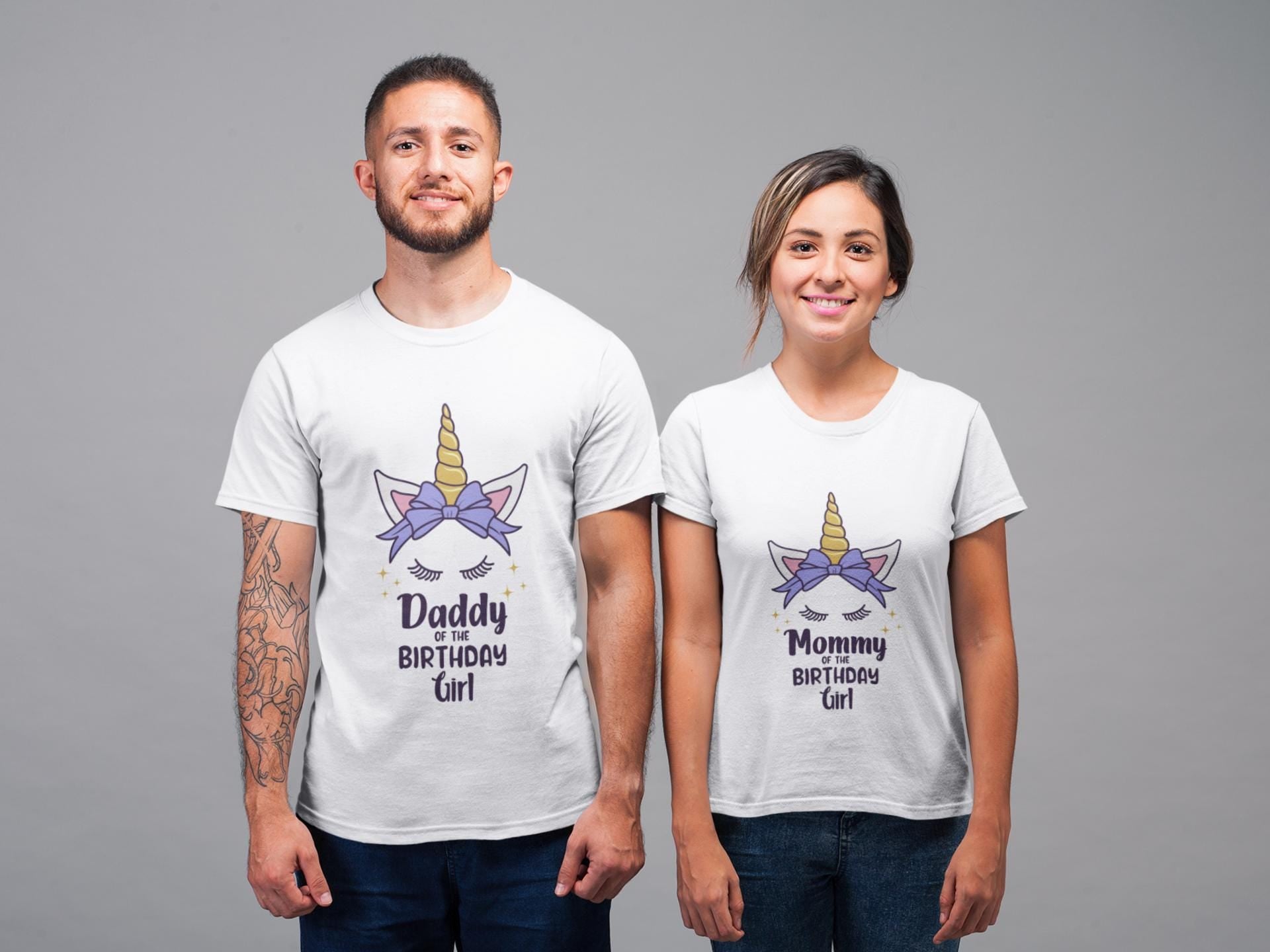 Birthday Girl, Unicorn Birthday Family SVG Bundle, Magical Birthday Girl and Family Set, Birthday Girl SVG bundle, Family Matching Birthday