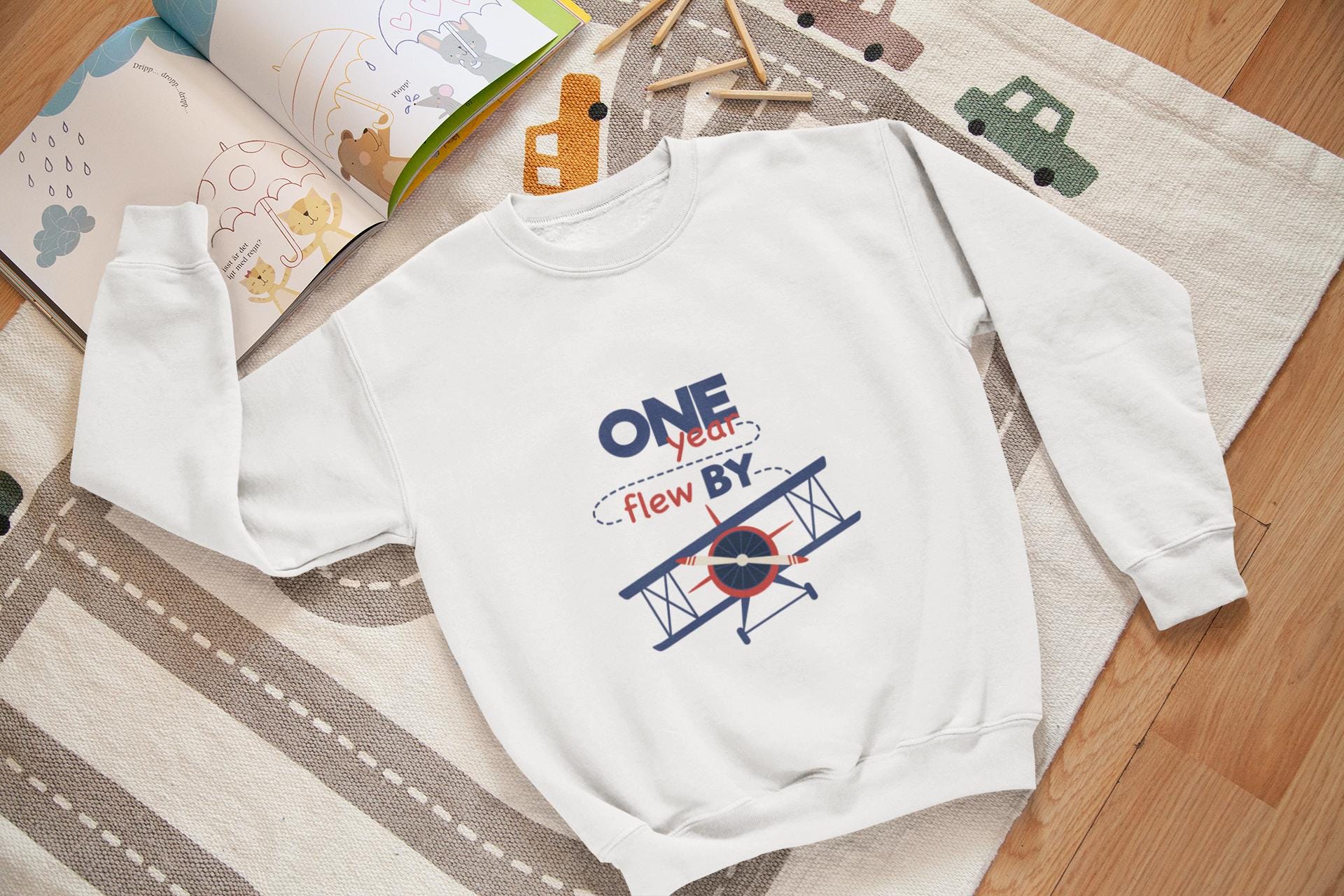 One Year Flew By, First Birthday Airplane Theme, Vintage Airplane Wall Art, Birthday One airplane, Vintage Travel 1st Birthday, Birthday Boy