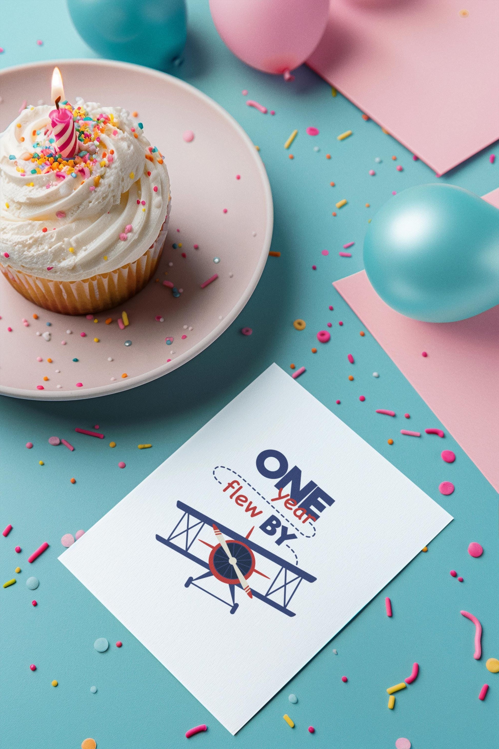 One Year Flew By, First Birthday Airplane Theme, Vintage Airplane Wall Art, Birthday One airplane, Vintage Travel 1st Birthday, Birthday Boy