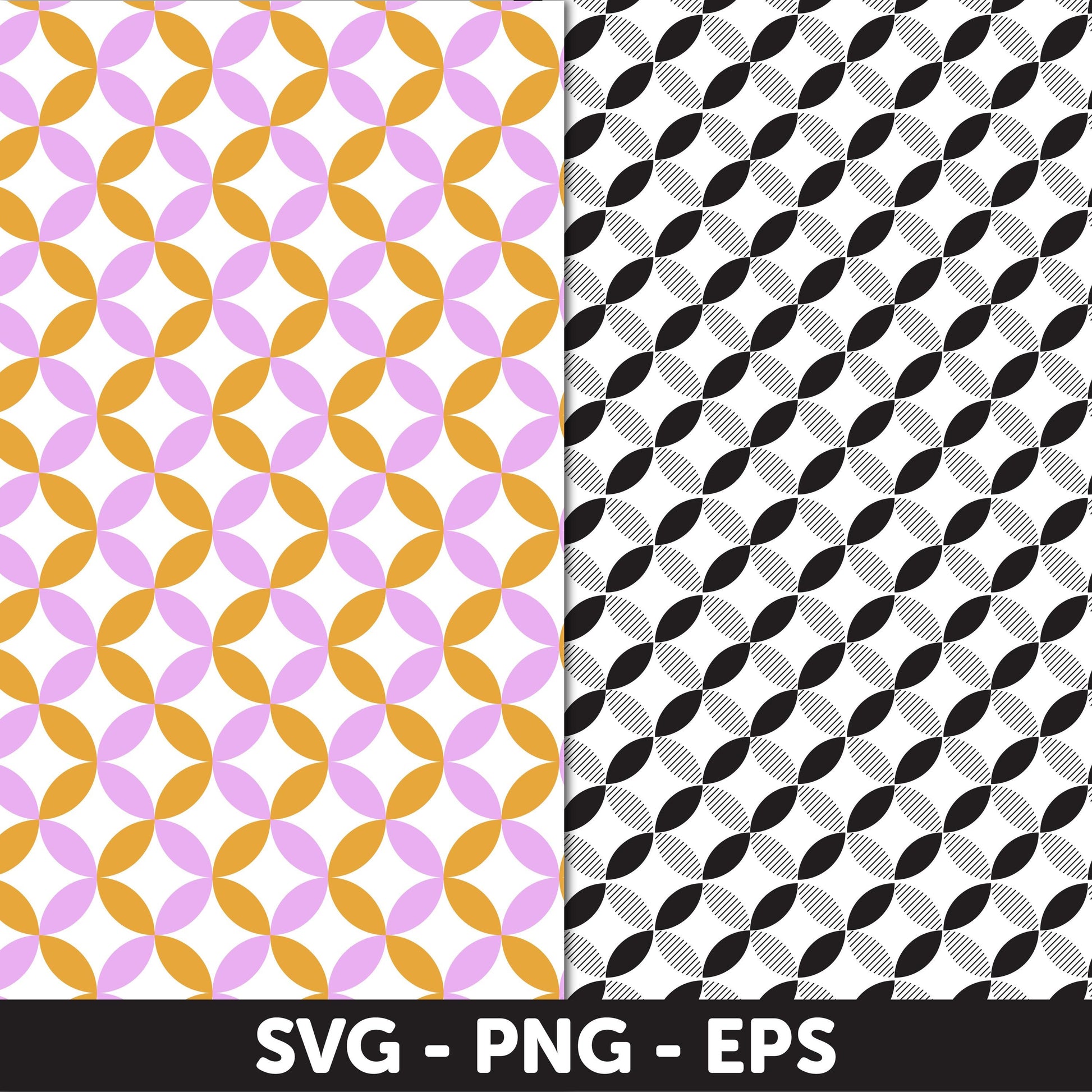 Retro Geometric Pattern - SVG, PNG, EPS File, Retro digital paper Svg, Geometric Pattern Svg, Fabric Design Svg, Boho Pattern Svg