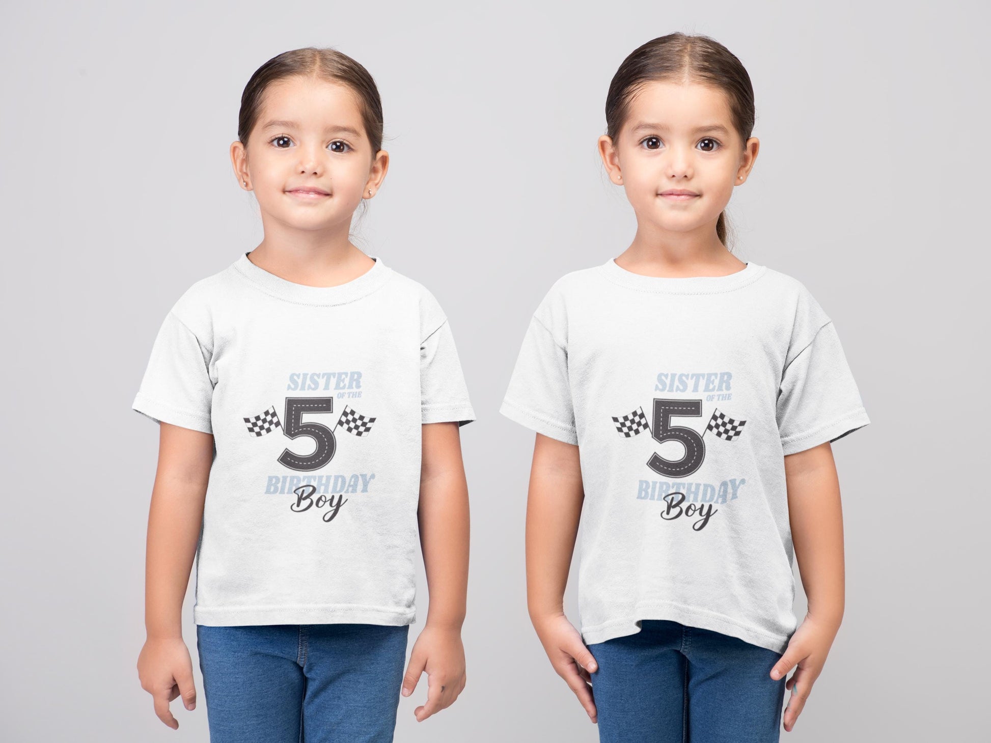 Race Car Birthday Boy Family Set for 5th Birthday Svg, Family birthday set, Racing flag Birthday, Family matching birthday, Race Car Party