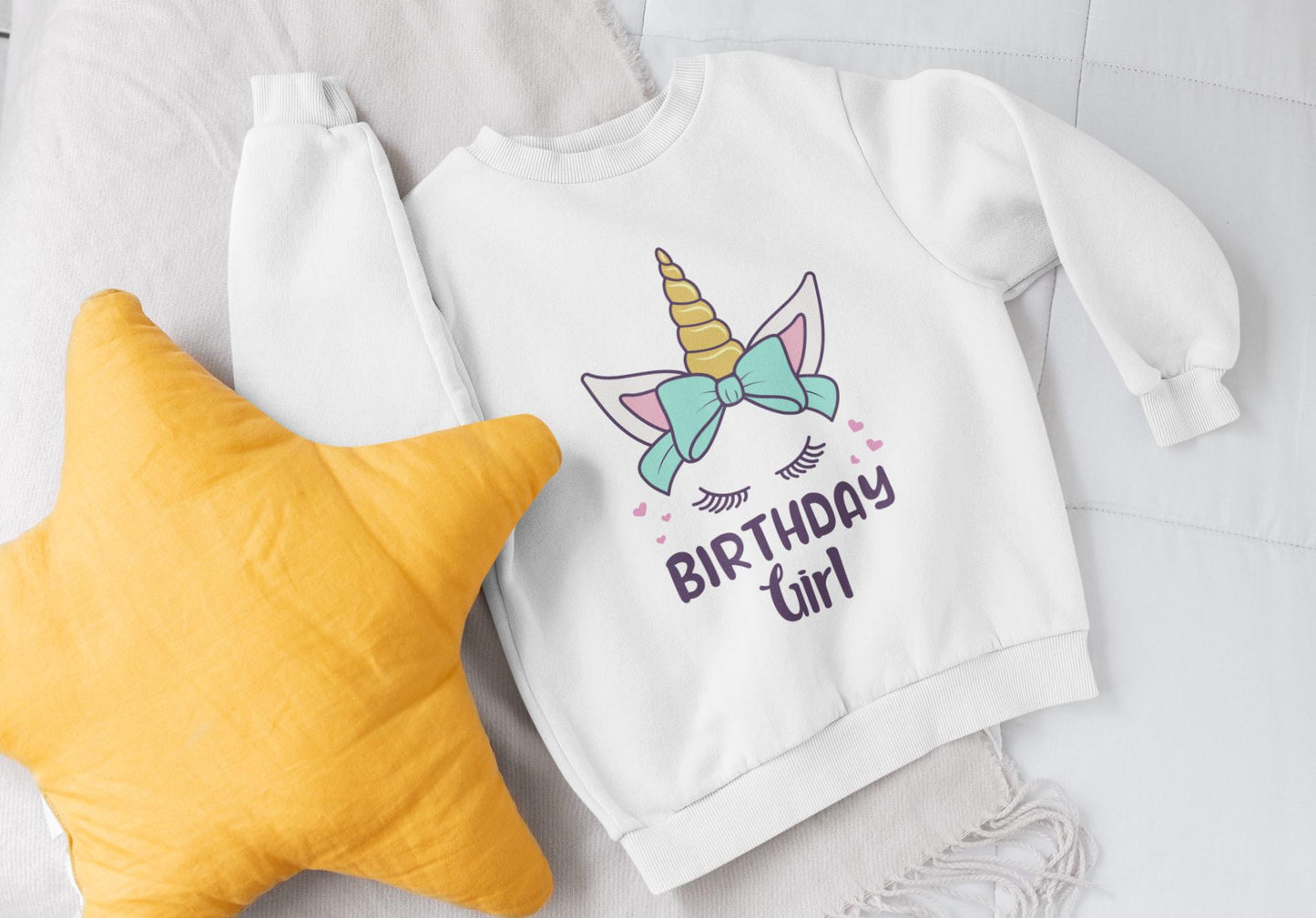 Unicorn Birthday Family SVG Set, Birthday Girl, Unicorn Party Decor, Unicorn Birthday Girl Svg Bundle, It's My Birthday, Happy Birthday Girl