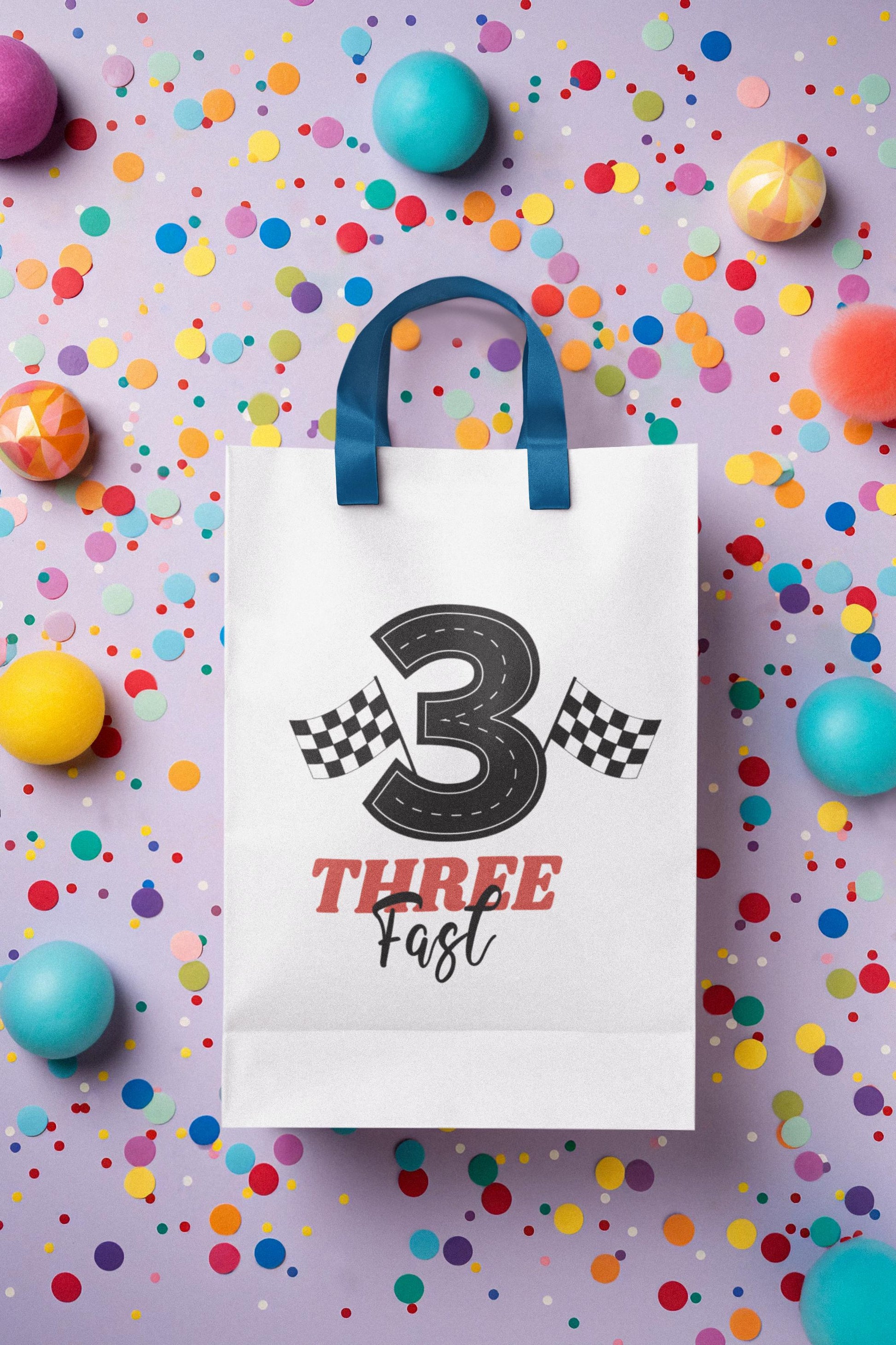 Three Fast Svg, Race Car Birthday SVG Design for 3rd Birthday Party, Racing Theme, Checkered flag SVG, Kids racing theme, Boy birthday Svg
