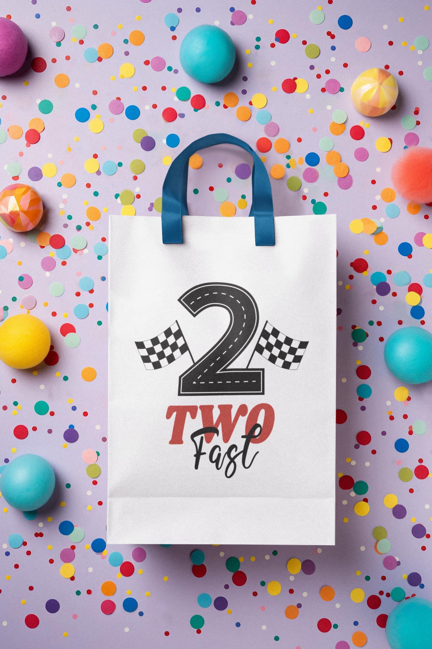 Two Fast Birthday Svg, Race Car Theme for 2nd Birthday Party Decorations, 2nd birthday design Svg, Race car birthday theme Svg