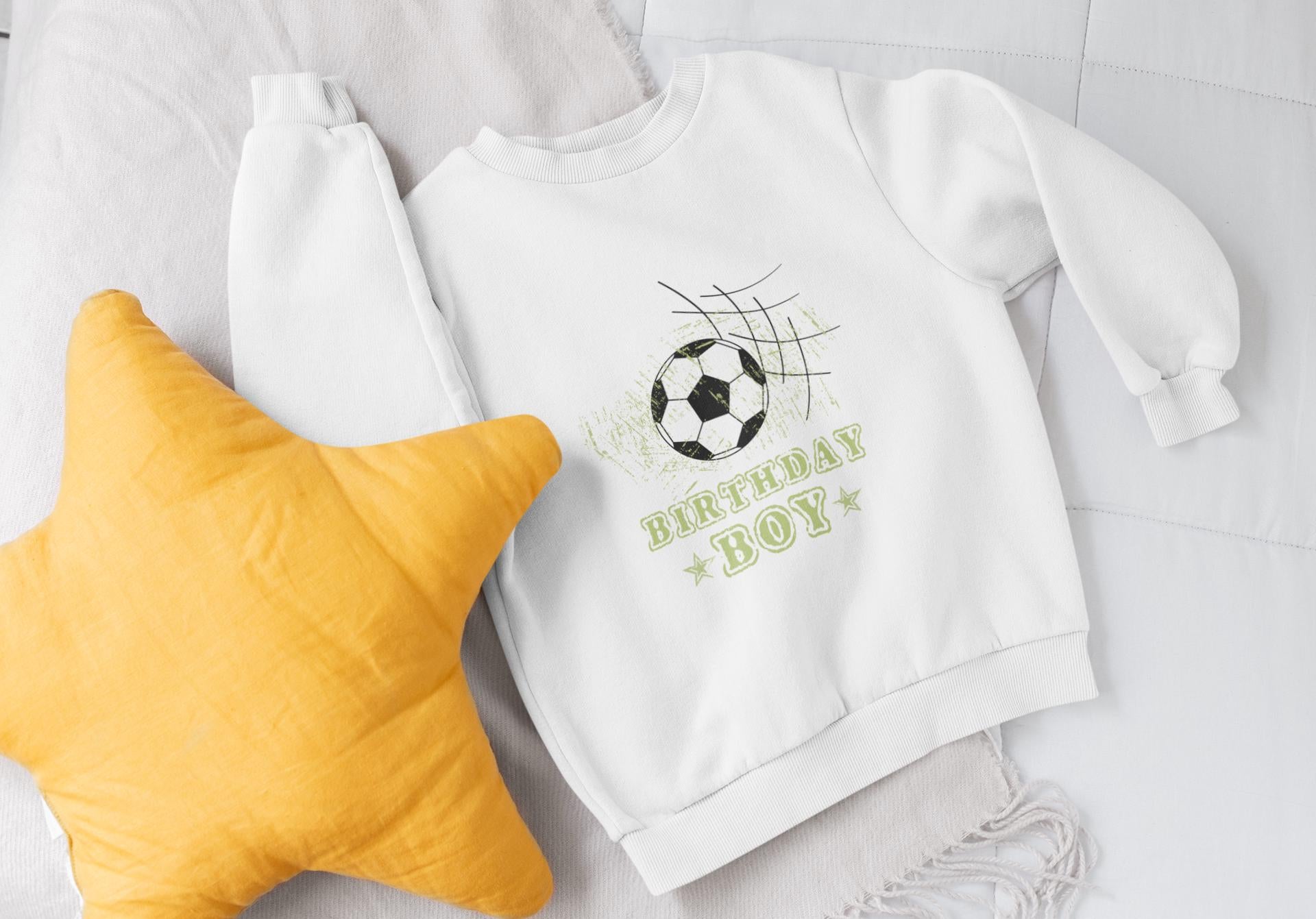 Football Birthday SVG, Soccer Birthday Boy SVG, Football-Themed Birthday Shirt Design, Birthday Boy Soccer SVG, Football Birthday Design