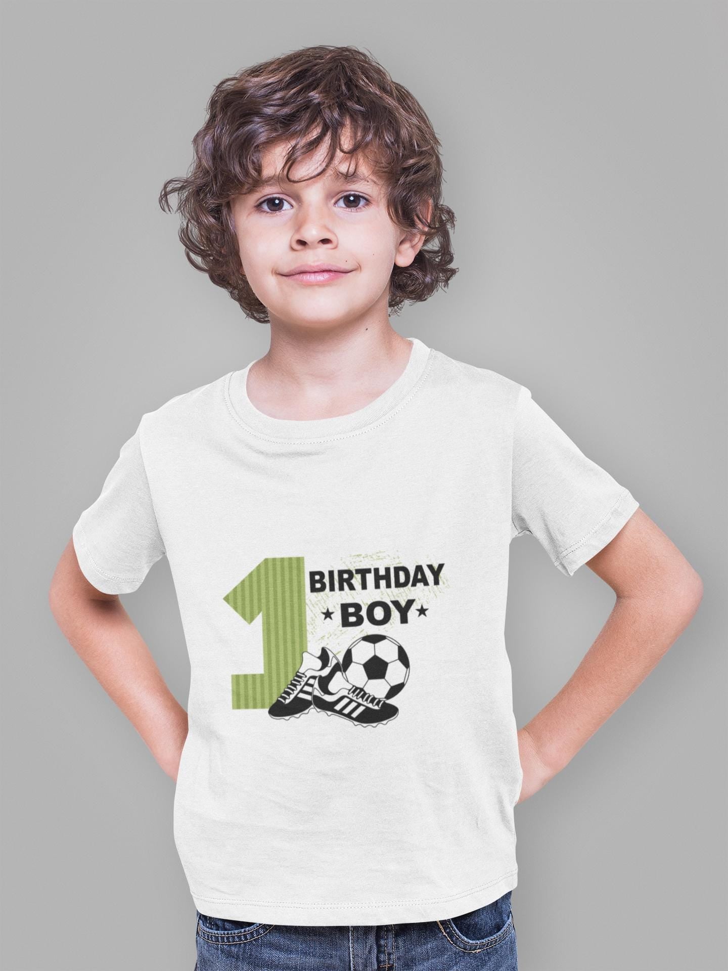 1st Birthday Soccer Boy SVG, Football-Themed Birthday Design SVG, First birthday boy soccer, Soccer birthday SVG, Boy's first birthday