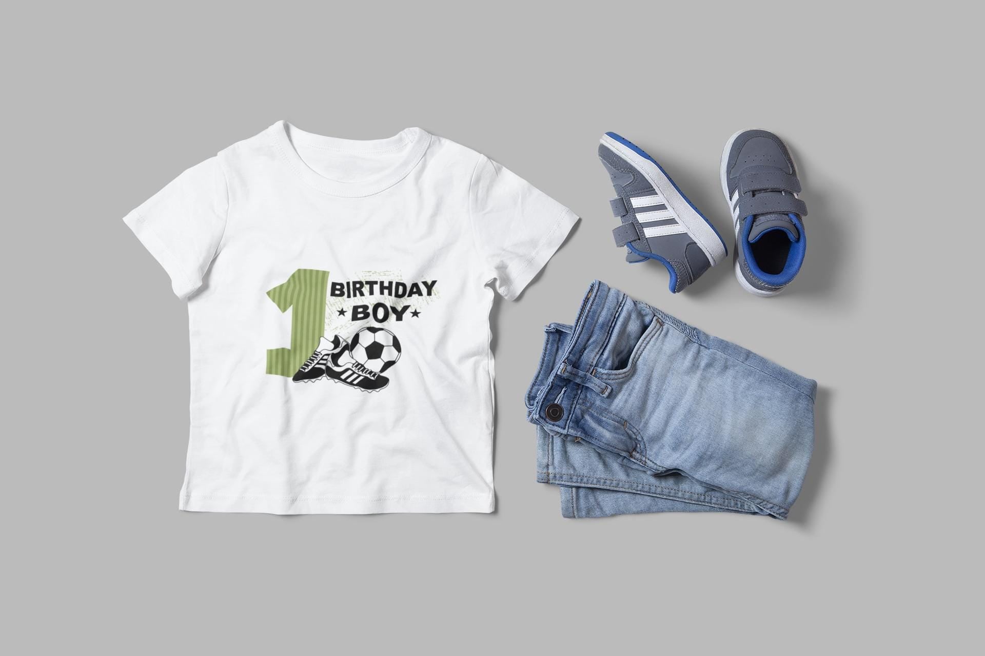 1st Birthday Soccer Boy SVG, Football-Themed Birthday Design SVG, First birthday boy soccer, Soccer birthday SVG, Boy's first birthday