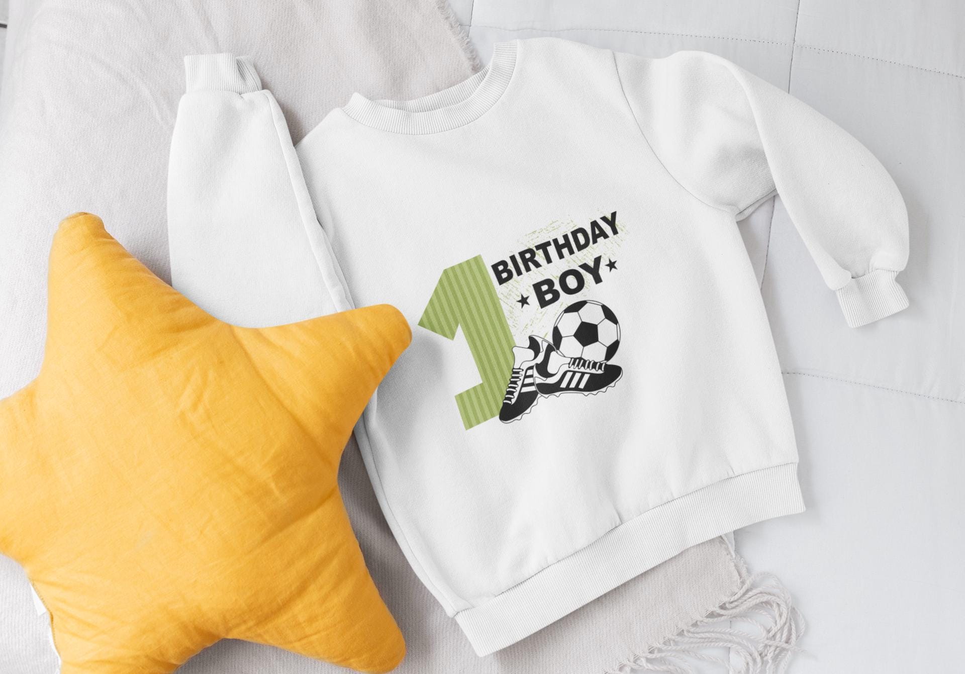 1st Birthday Soccer Boy SVG, Football-Themed Birthday Design SVG, First birthday boy soccer, Soccer birthday SVG, Boy's first birthday