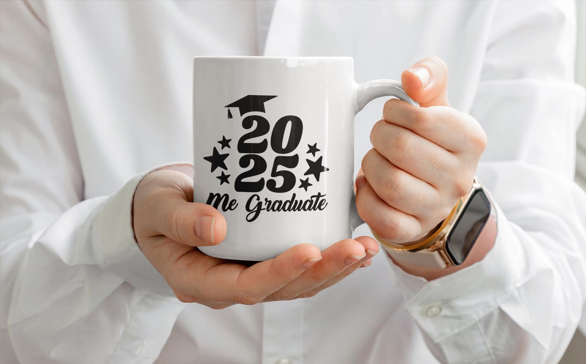 2025 Graduation Design - Graduate Cap with Stars - Digital Files SVG, PNG, EPS, Class of 2025 design, Graduate cap Svg, Graduation Svg