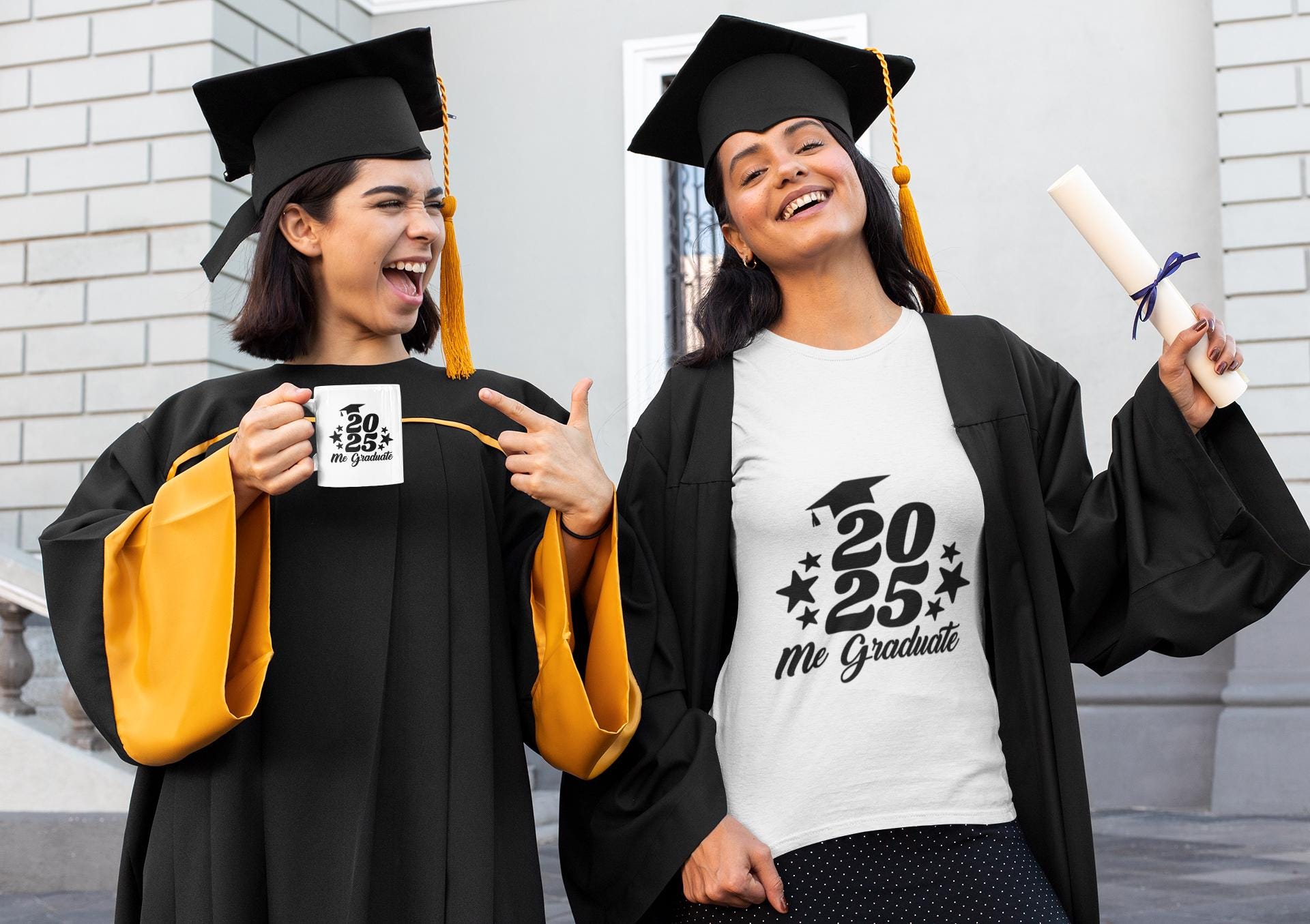 2025 Graduation Design - Graduate Cap with Stars - Digital Files SVG, PNG, EPS, Class of 2025 design, Graduate cap Svg, Graduation Svg