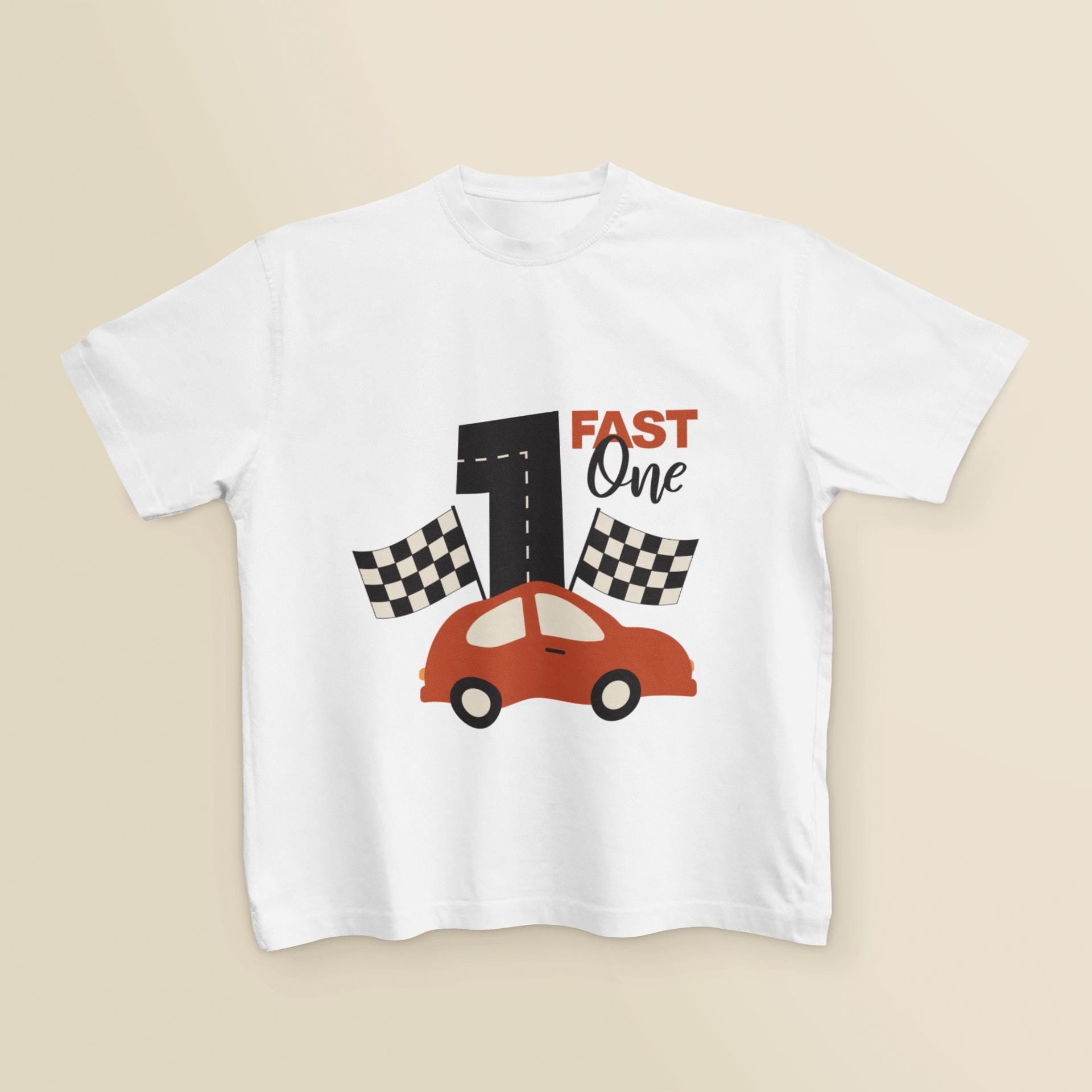 Fast One Race Car SVG, First Birthday Racing Them, Race Car Birthday Svg, Race Car Party Svg, Toddler Birthday Svg, Boys Birthday Design