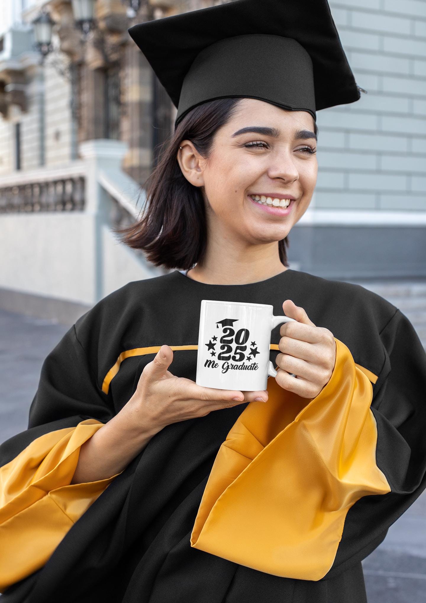 2025 Graduation Design - Graduate Cap with Stars - Digital Files SVG, PNG, EPS, Class of 2025 design, Graduate cap Svg, Graduation Svg