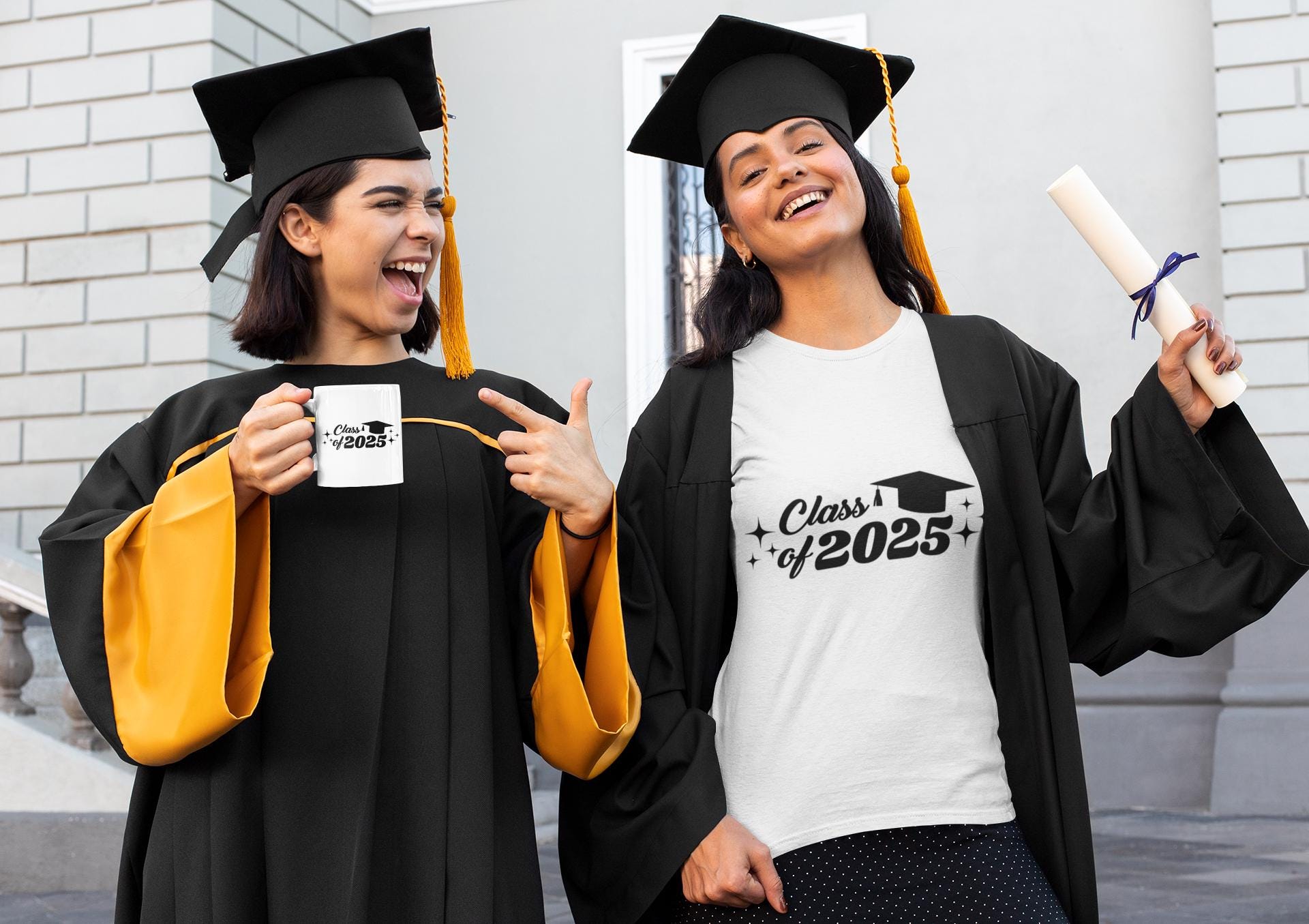 Class of 2025 Graduation Design - Graduation Cap with Sparkles - Digital Files SVG, PNG, EPS, Custom Shirts, Decorations, and Gifts