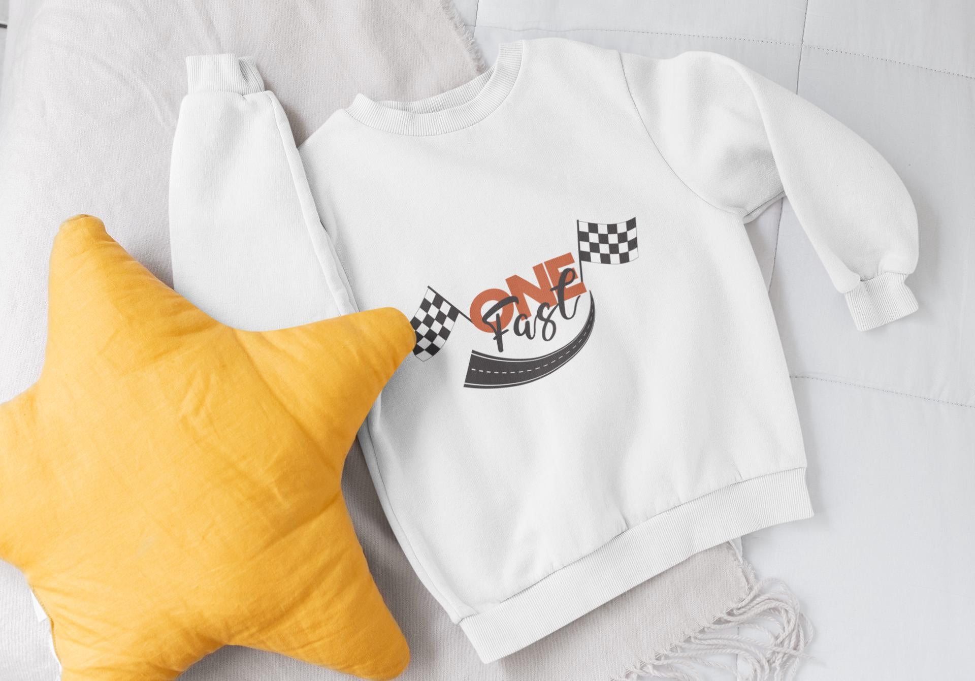 Fast One Birthday SVG | Race Car First Birthday PNG | Racing Theme Cut File, race car birthday, first birthday Svg, boy birthday Svg