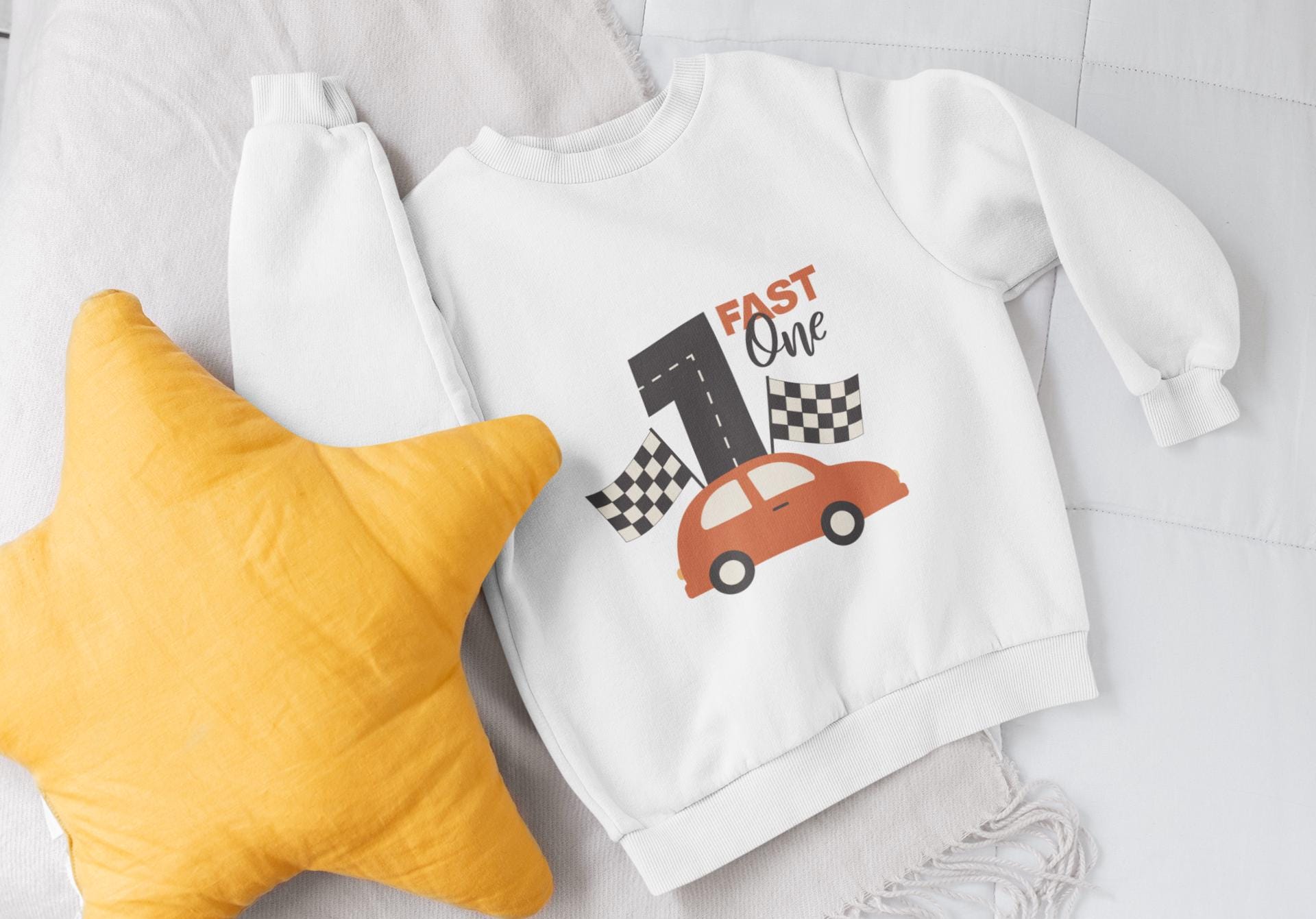 Fast One Race Car SVG, First Birthday Racing Them, Race Car Birthday Svg, Race Car Party Svg, Toddler Birthday Svg, Boys Birthday Design
