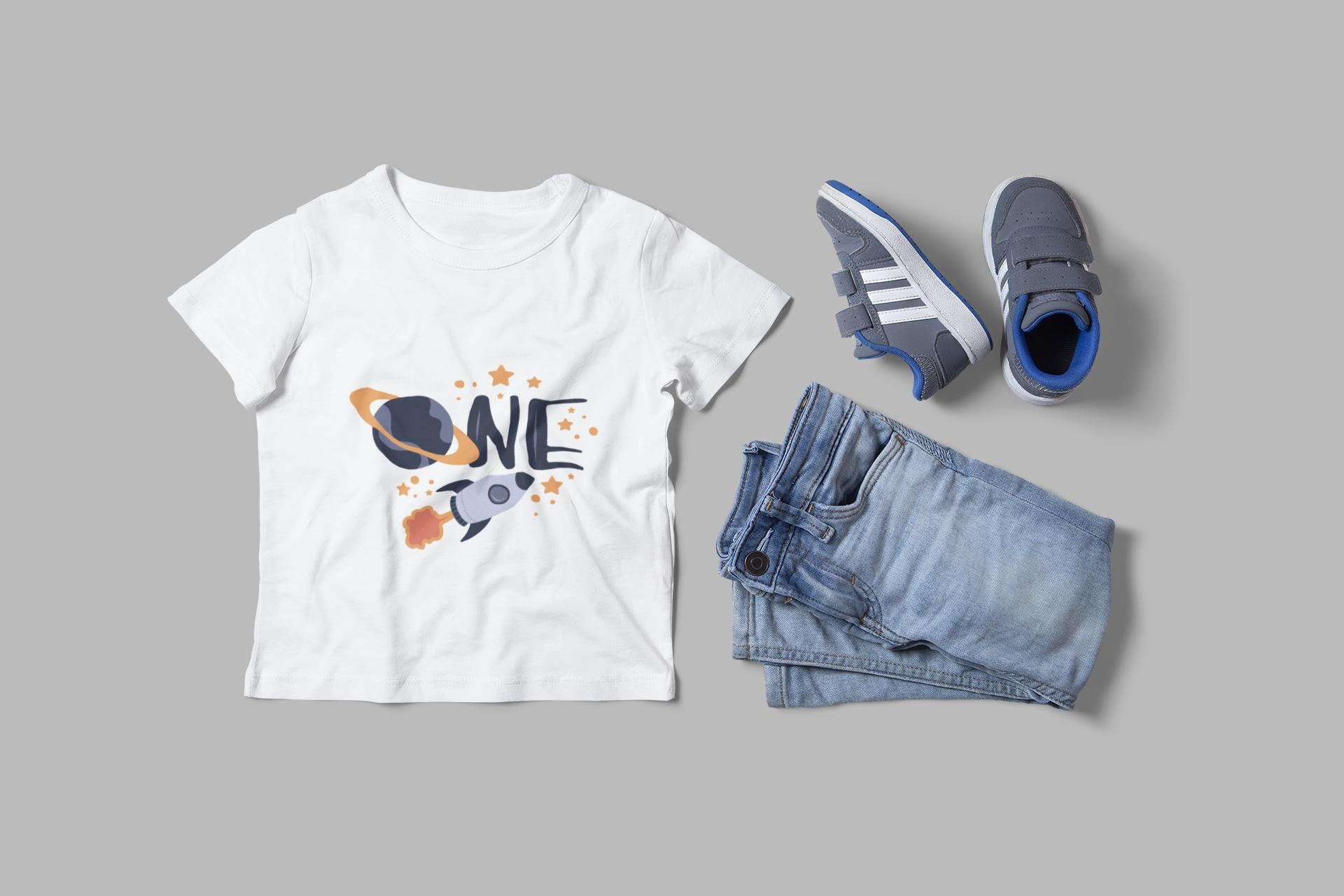 Space Theme First Birthday SVG, Rocket One Svg, Space 1st Birthday, Space One, Rocket t-shirt design, Space Birthday party, Planet birthday