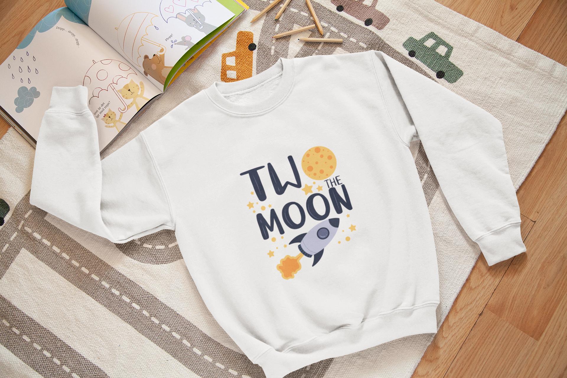 Two the Moon Birthday SVG | Space Theme Birthday SVG| Rocket Ship Birthday Svg, Galaxy Birthday clipart, Birthday Boy Space svg