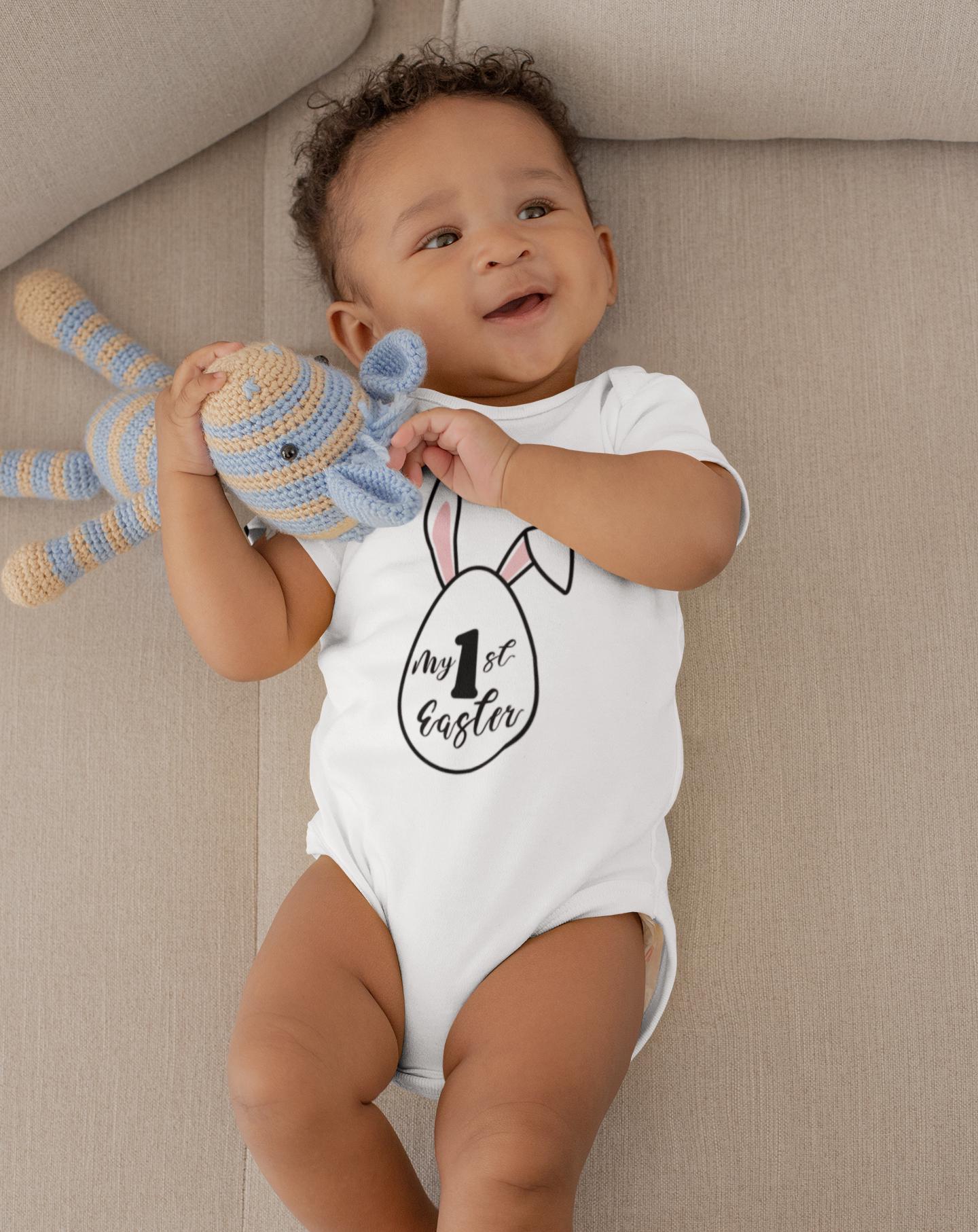 My First Easter SVG | Bunny Egg 1st Easter Cut File | Baby Easter Shirt Design, 1st Easter Cut File, Baby Onesie Design, Easter Egg Bunny