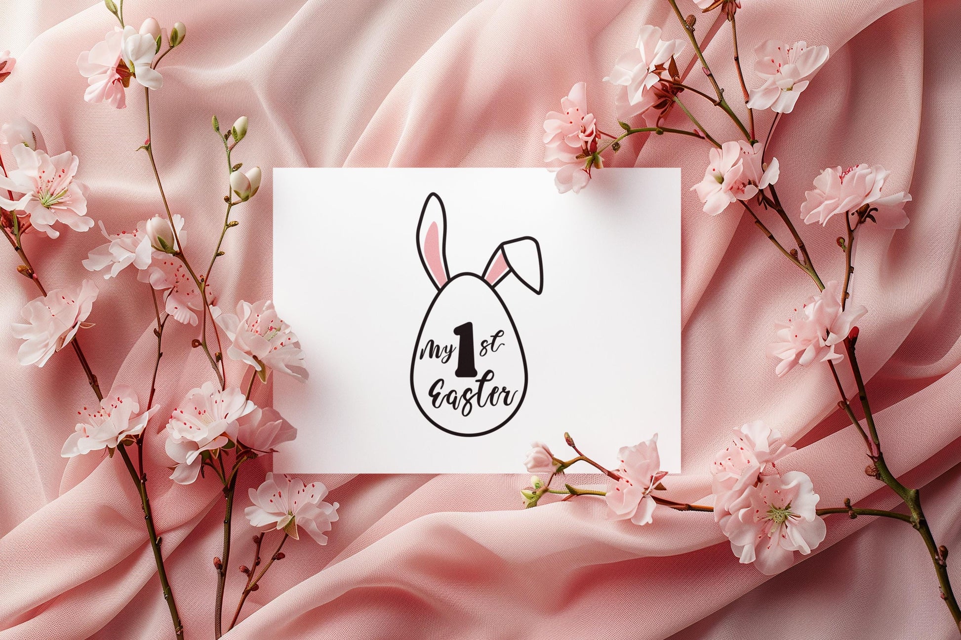 My First Easter SVG | Bunny Egg 1st Easter Cut File | Baby Easter Shirt Design, 1st Easter Cut File, Baby Onesie Design, Easter Egg Bunny